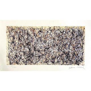 Jackson Pollock 'Un-Titled' 1978, Limited Edition Lithograph