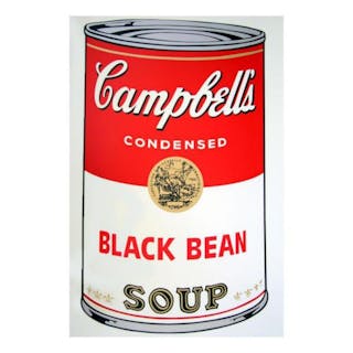 Andy Warhol, Black Bean Soup, Silkscreen