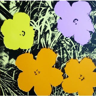 Andy Warhol Flowers 11.67 Serigraph Sunday B. Morning