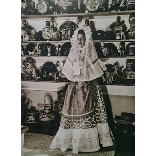 FRIDA KAHLO, IN TEHUANA COSTUME, 1940