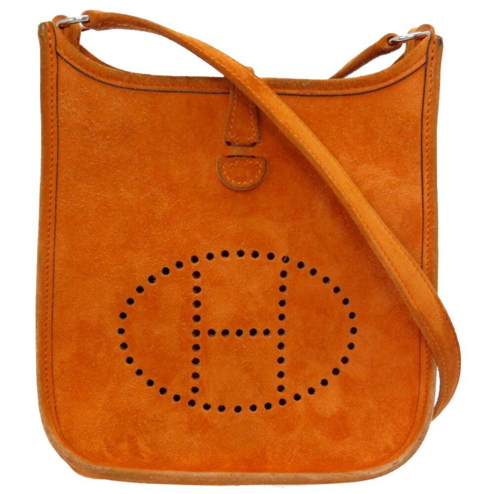 Hermes Evelyn TPM Dobris Orange Shoulder Bag # H Engraved 0069HERMES ...