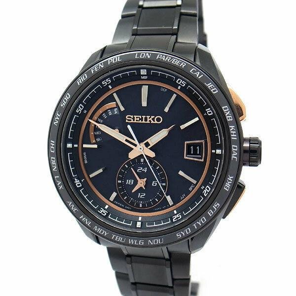 Seiko Brightz Flight Expert Dual Time SAGA263 Solar Radio Men's Watch ...