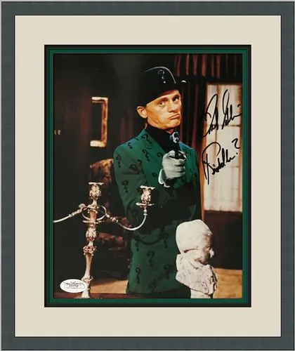 FRANK GORSHIN The Riddler Batman TV Series Signed Custom Framed PHOTO ...