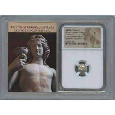 Histiaea Euboea Island GREEK AR Tetrobol NGC F12 Story Vault | Barnebys