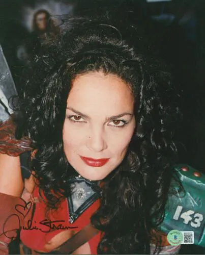 Julie Strain Heavy Metal Signed 8x10 Sexy Photo Deceased BAS #BB83079