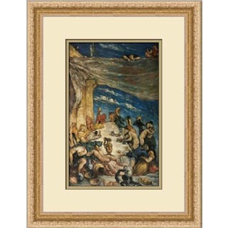 Paul Cezanne The Feast Custom Framed Print