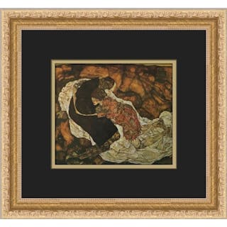 Egon Schiele Death and the Maiden Custom Framed Print