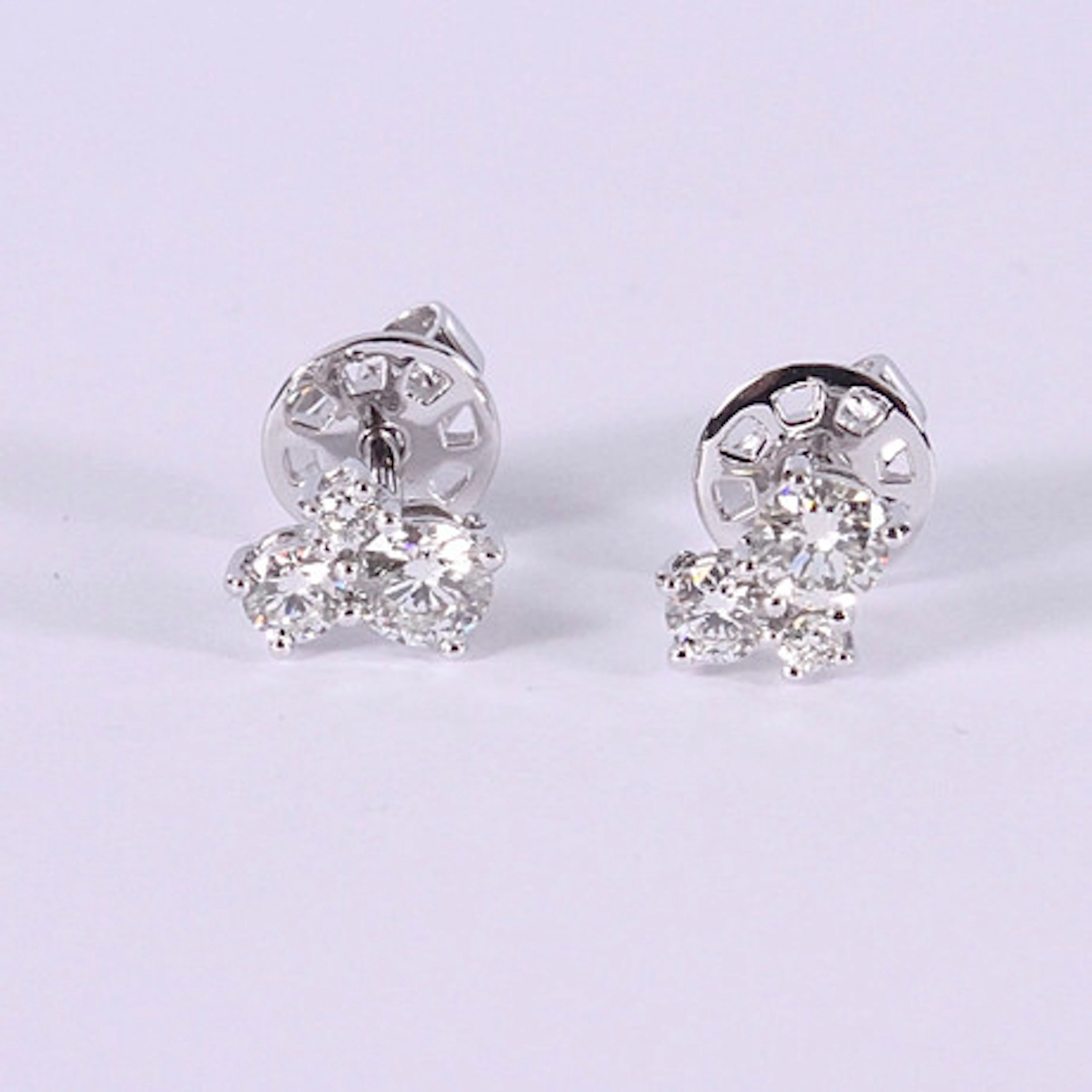 DIAMANTÖRHÄNGEN, ett par, totalt 0,55ct, v…