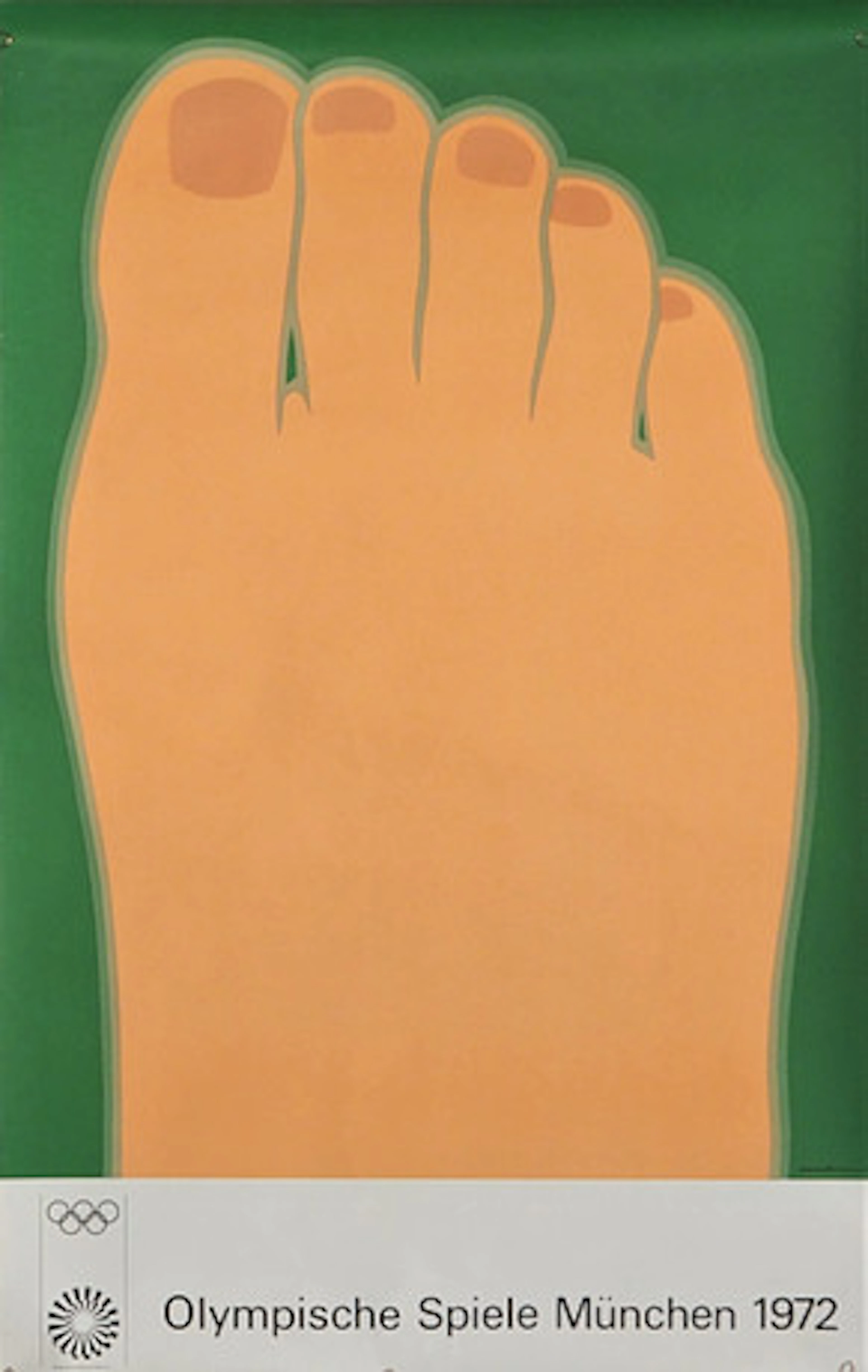 TOM WESSELMANN. OS plansch, "Foot", samt m…
