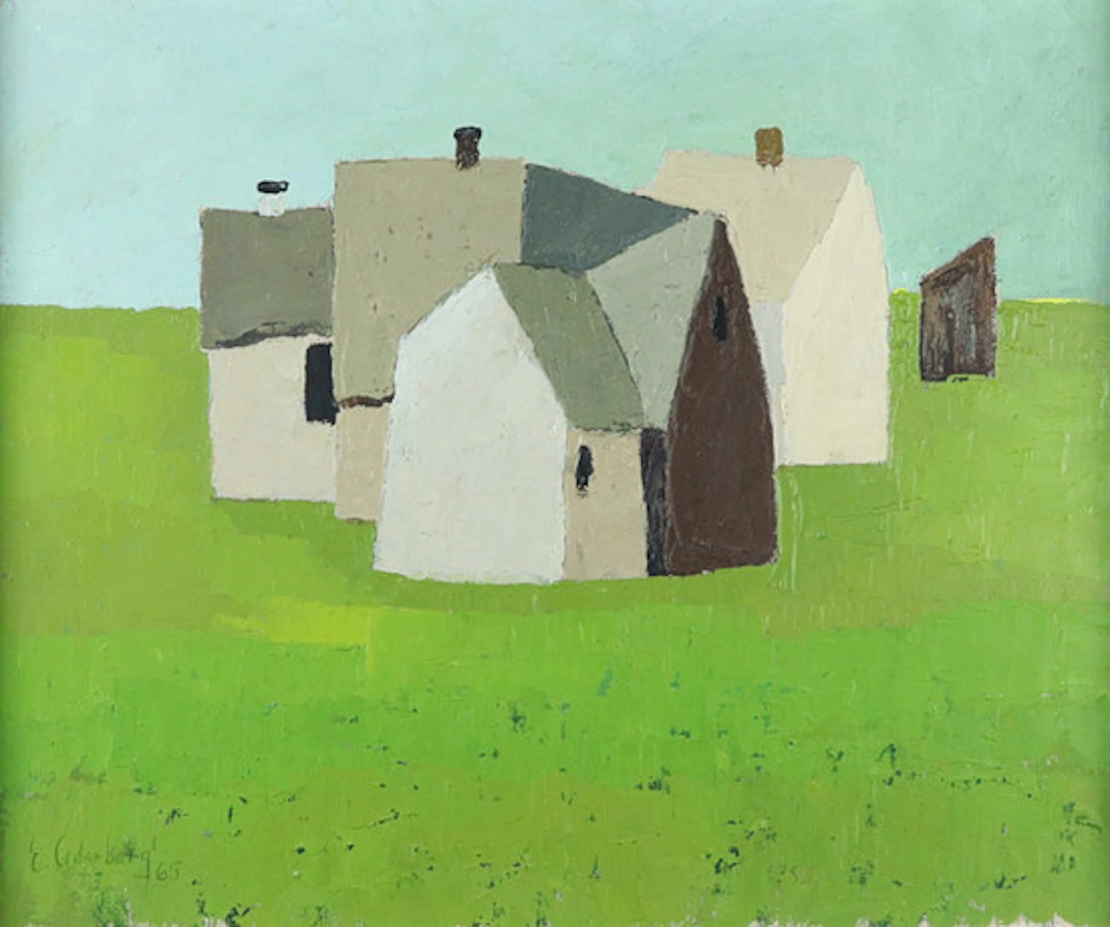 ERIK CEDERBERG (1897-1984). Olja på duk, …