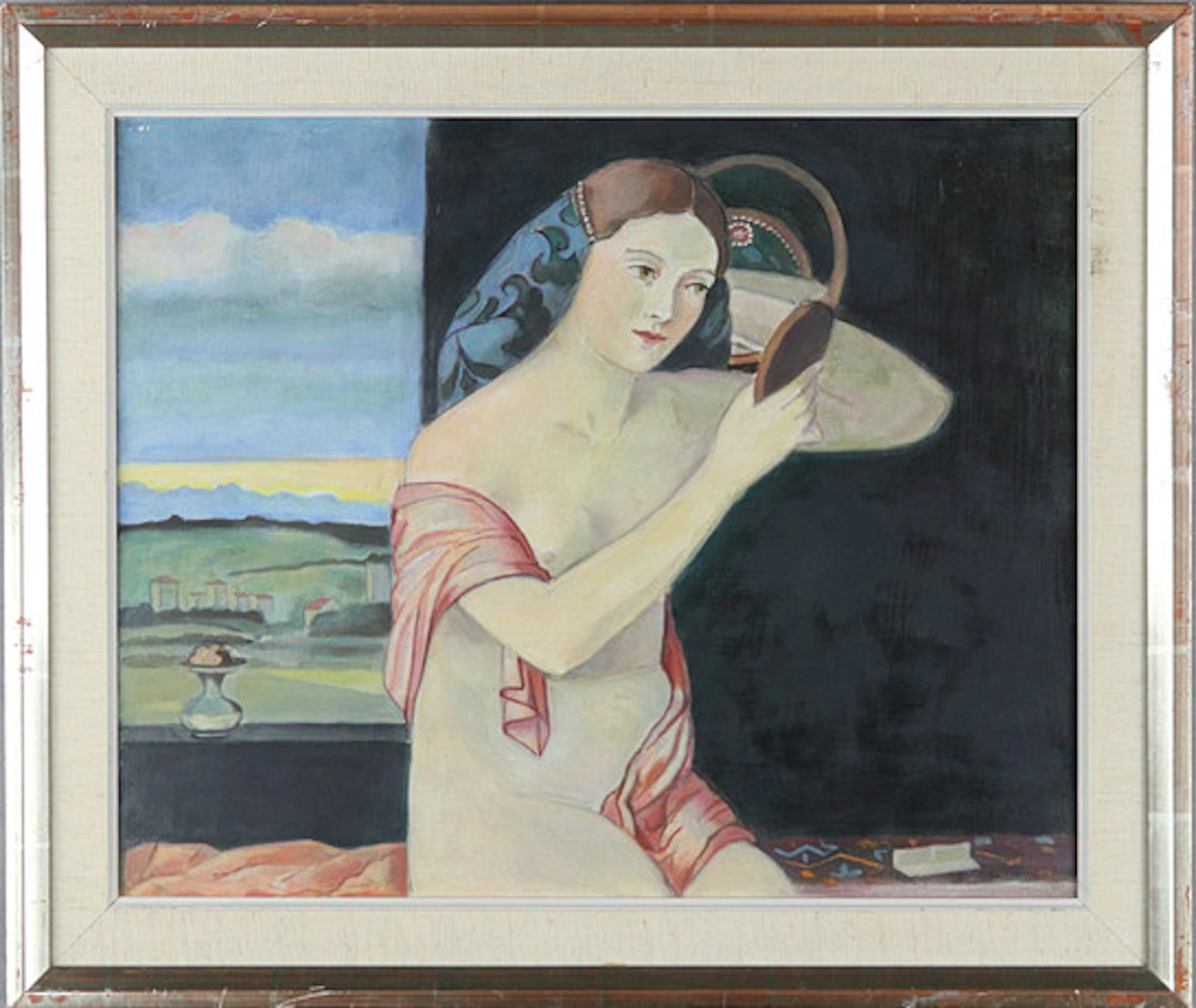 EINAR JOLIN. Olja på duk, kopia av "Venus …