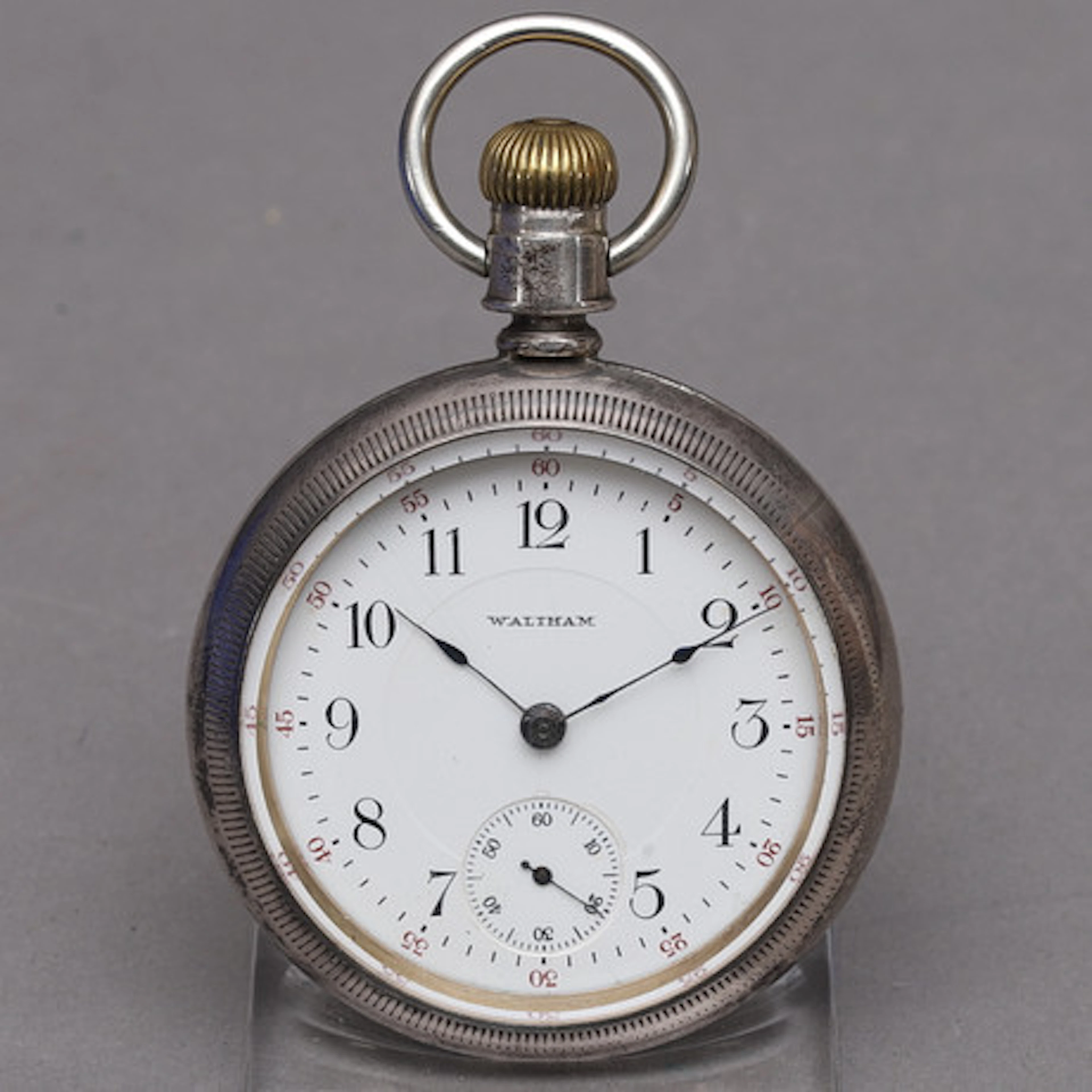FICKUR, silver, American Waltham, 18/1900-…