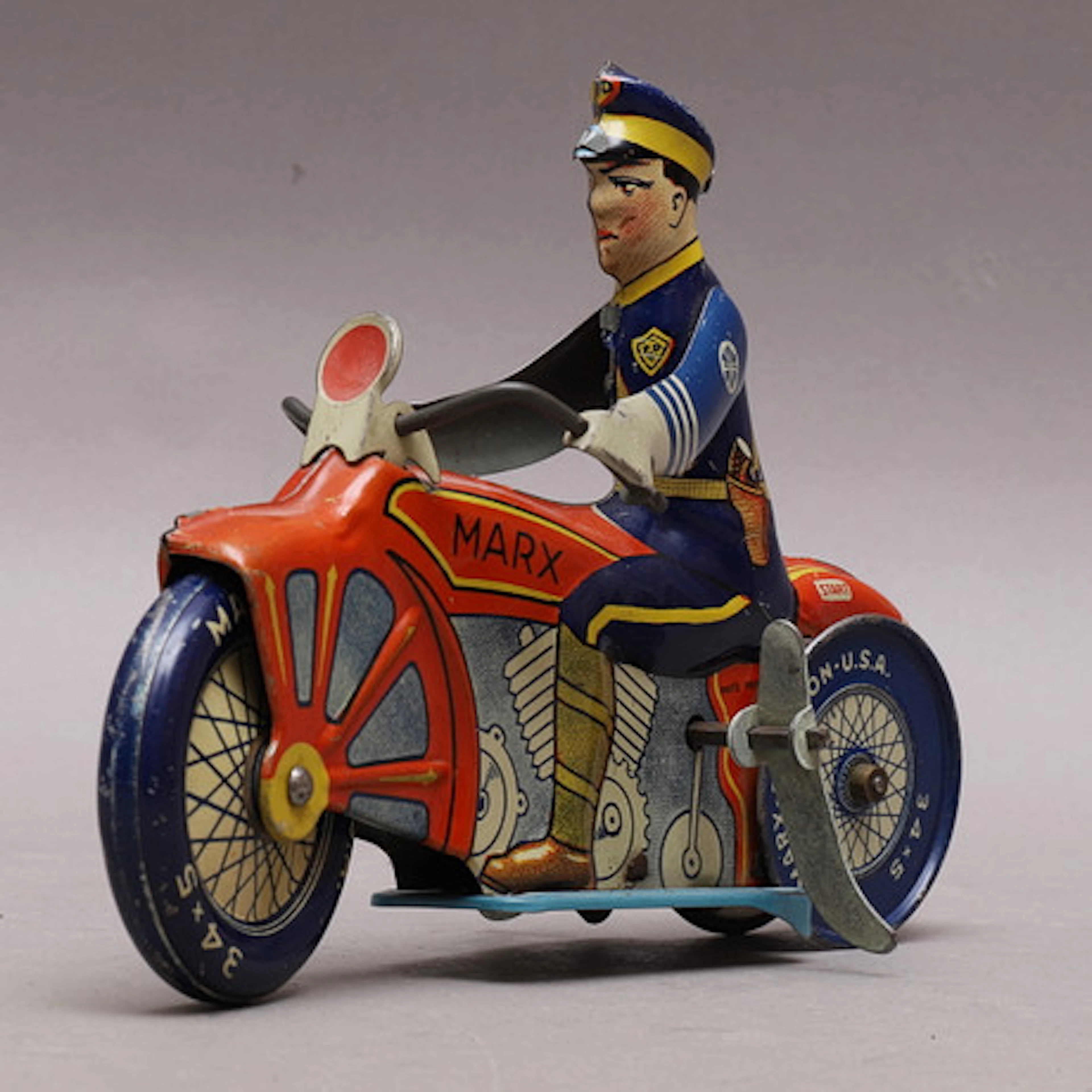 MEKANISK LEKSAK, MC-polis, Marx, USA, 1930…