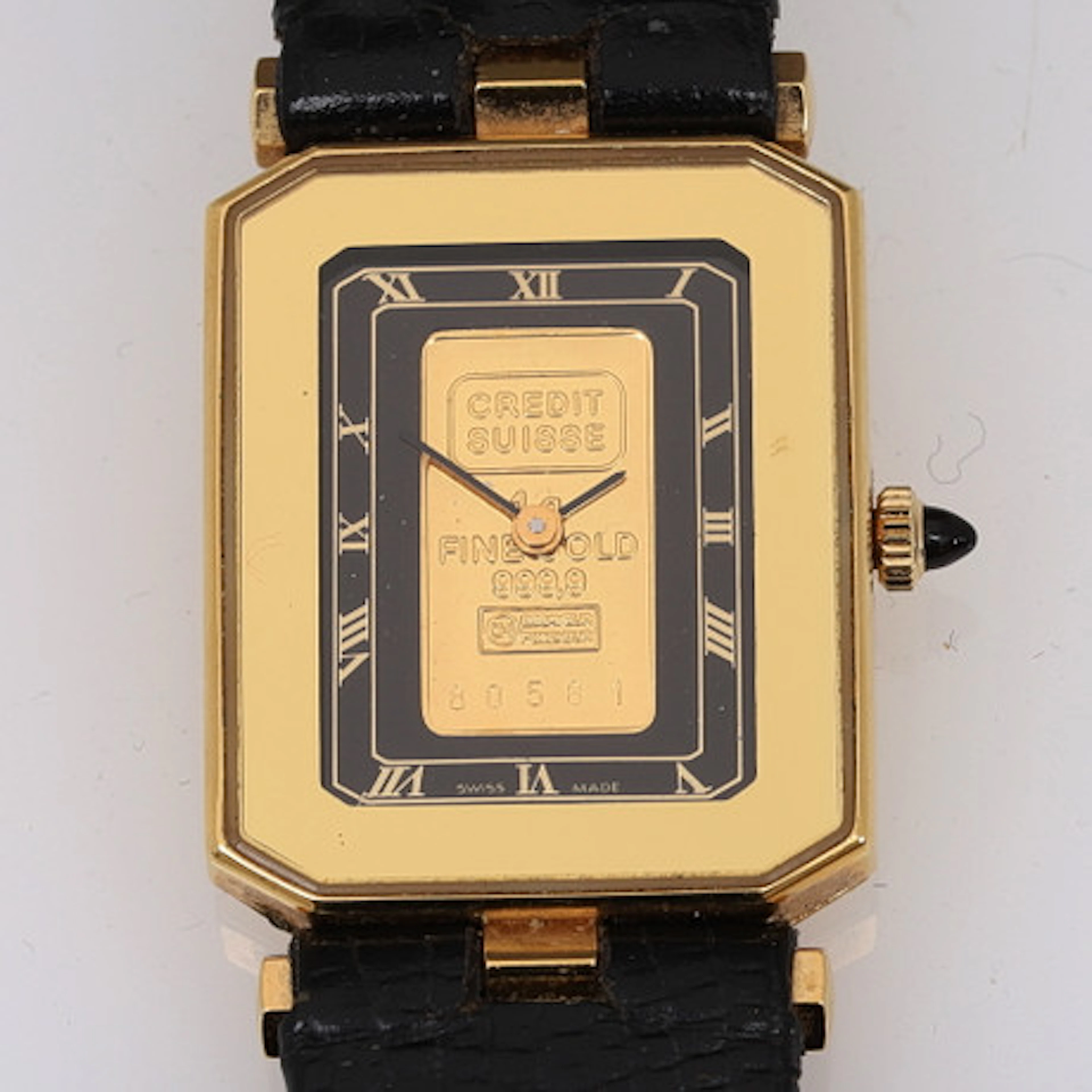 ARMBANDSUR, Credit Suisse, med guldtacka, …
