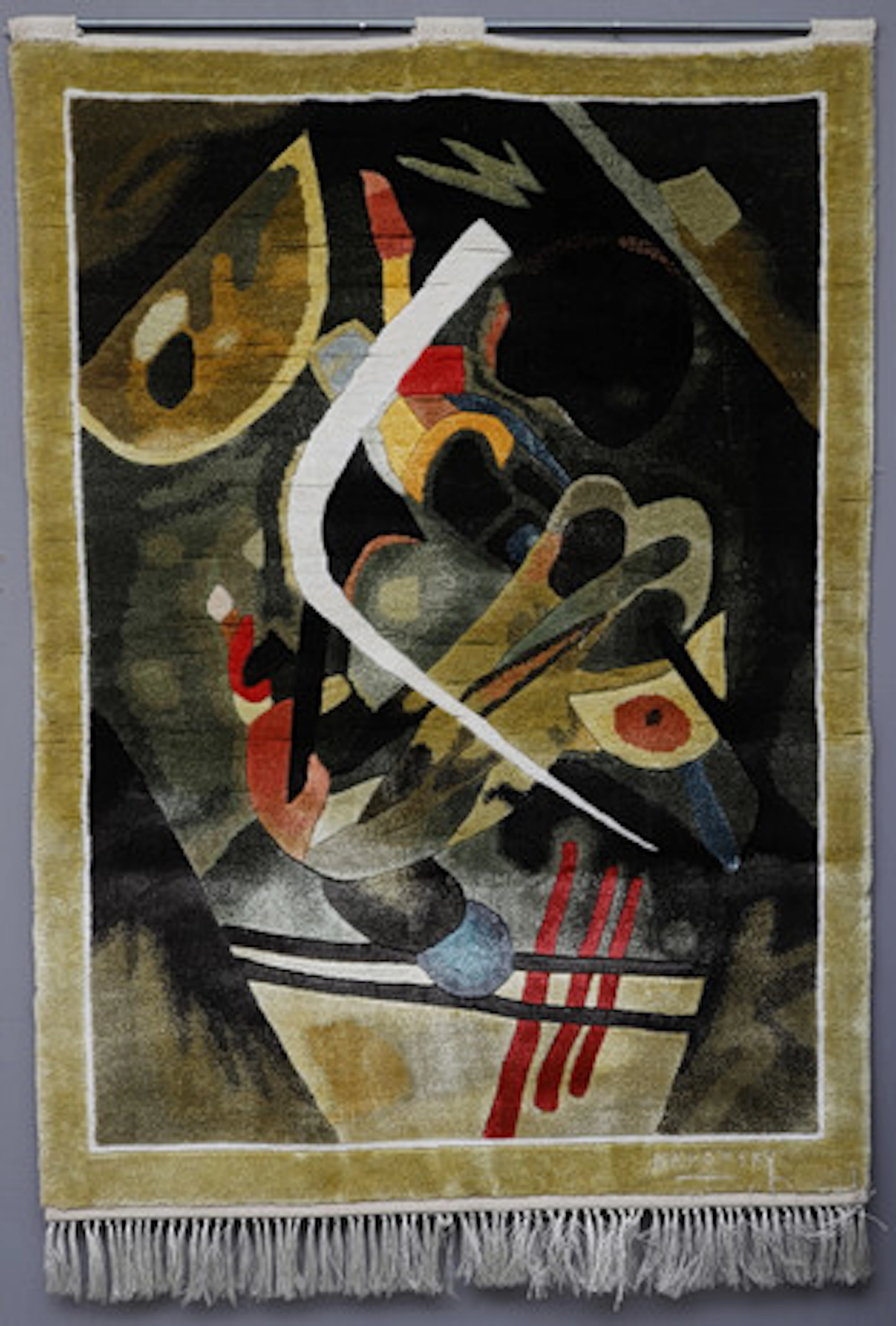 WASSILY KANDINSKY. bonad, handknuten, sign…
