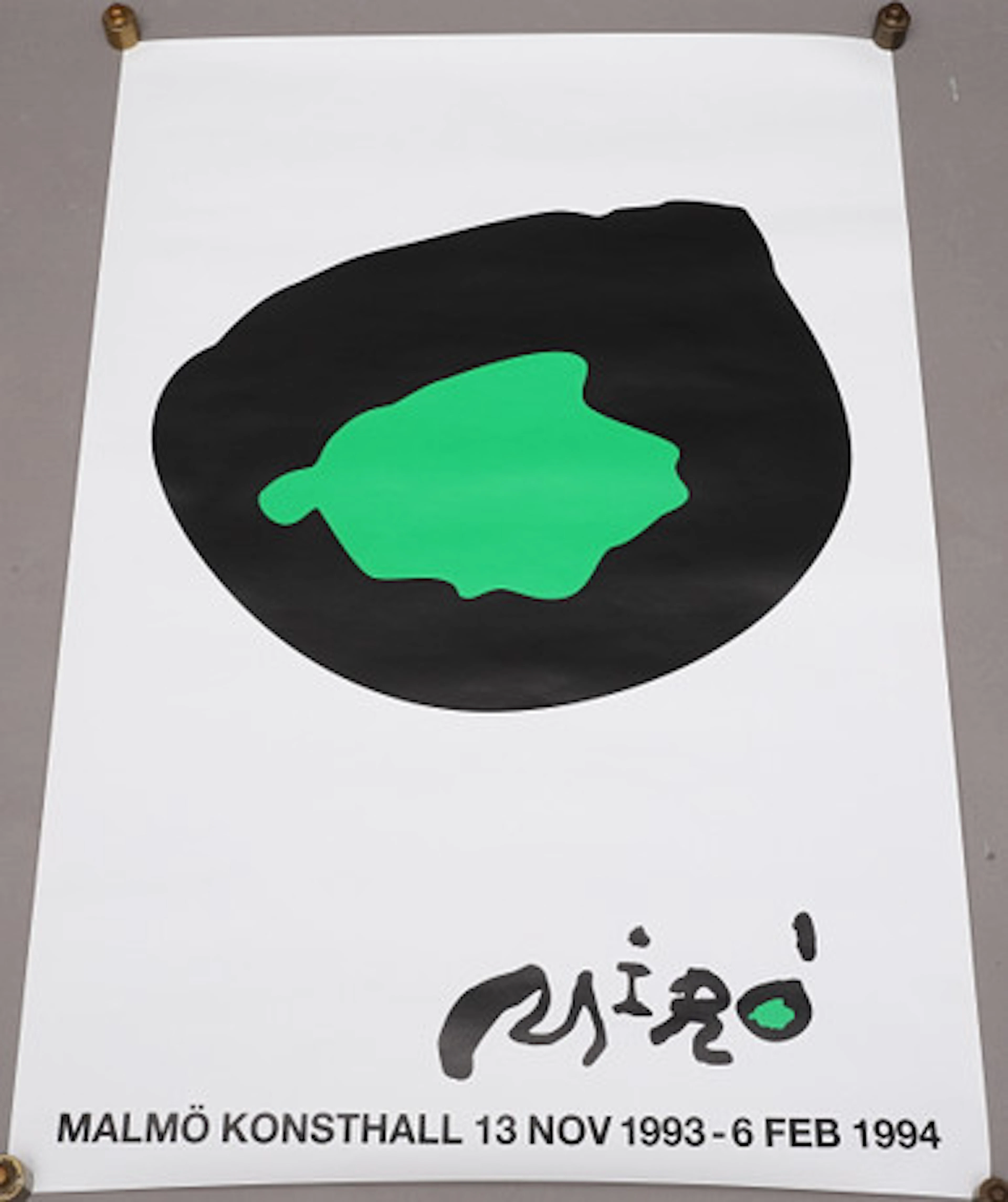 JOAN MIRÓ. utställningsaffisch, Malmö kons…