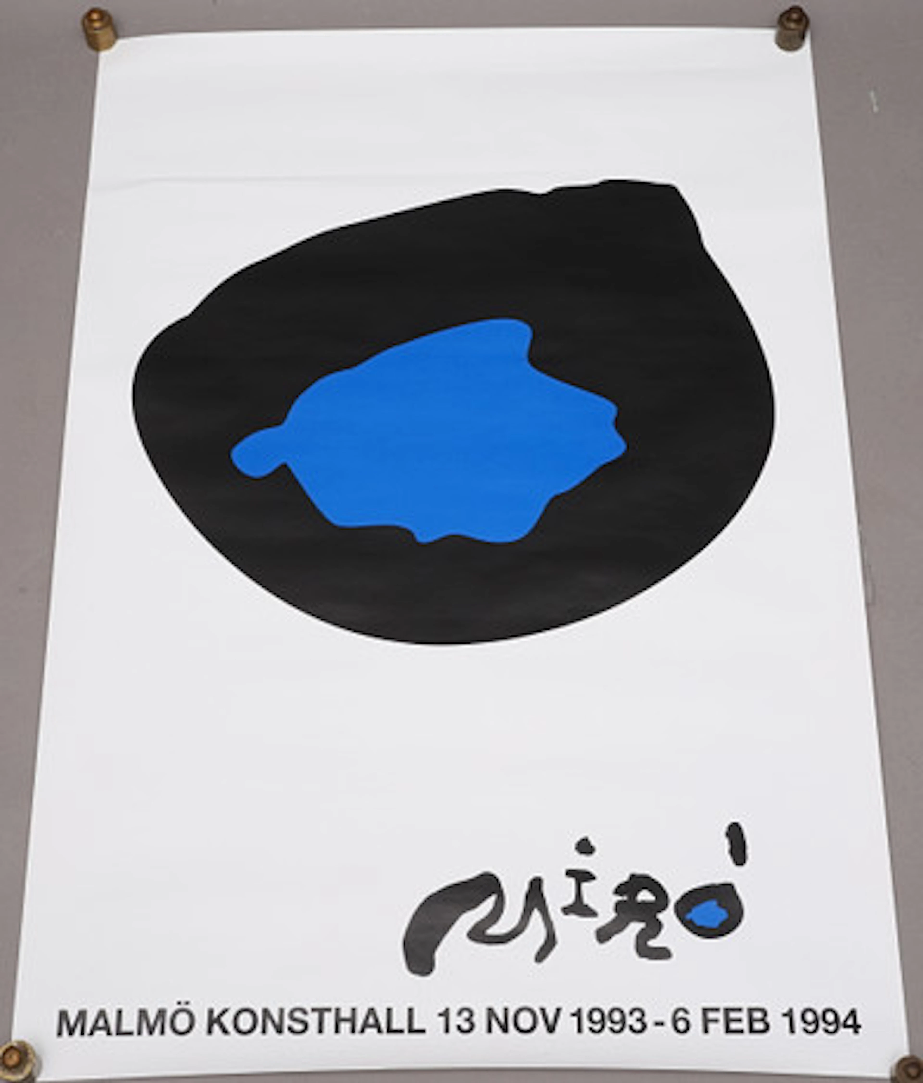 JOAN MIRÓ. utställningsaffisch, Malmö kons…