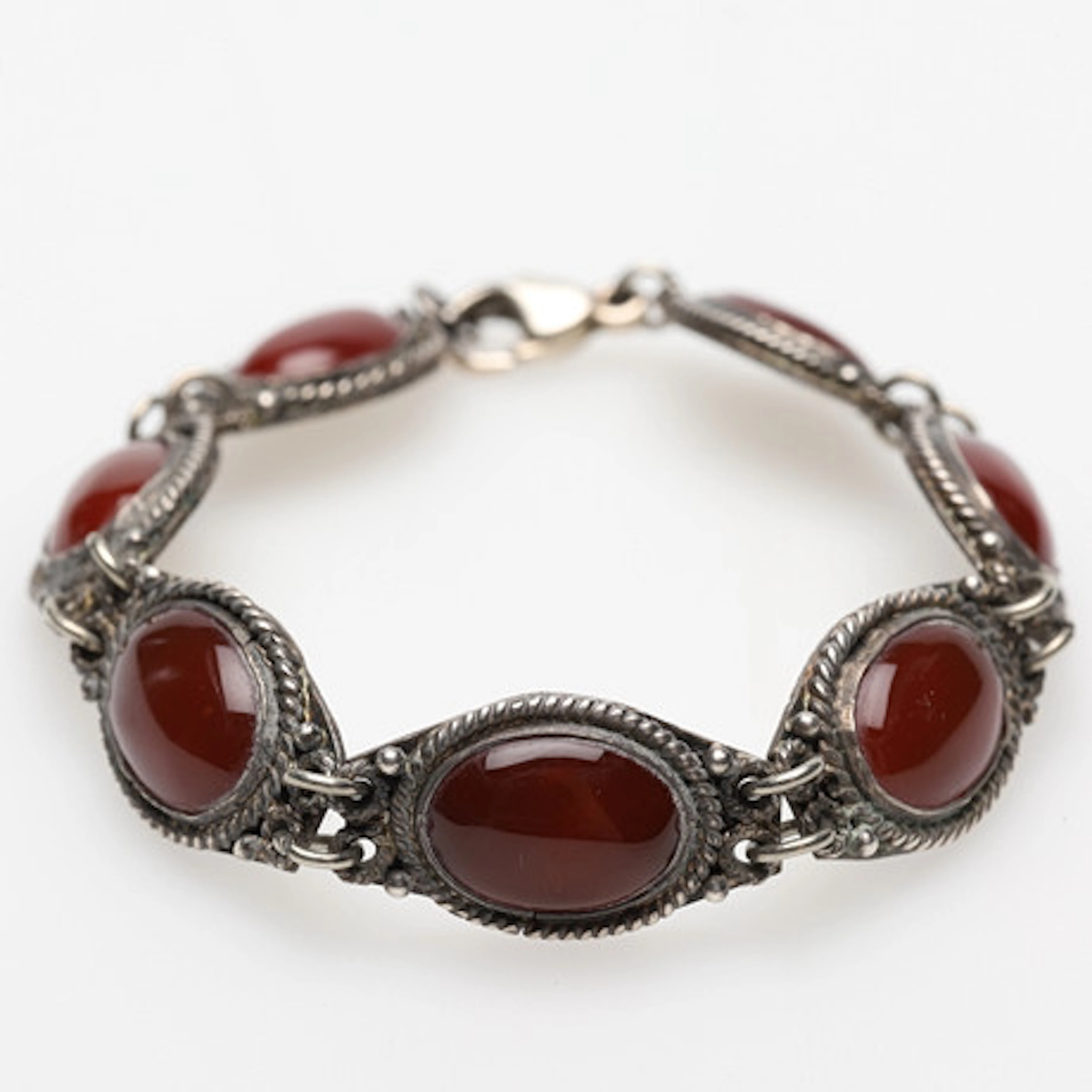 ARMBAND, sterlingsilver & karneol, 1900-ta…