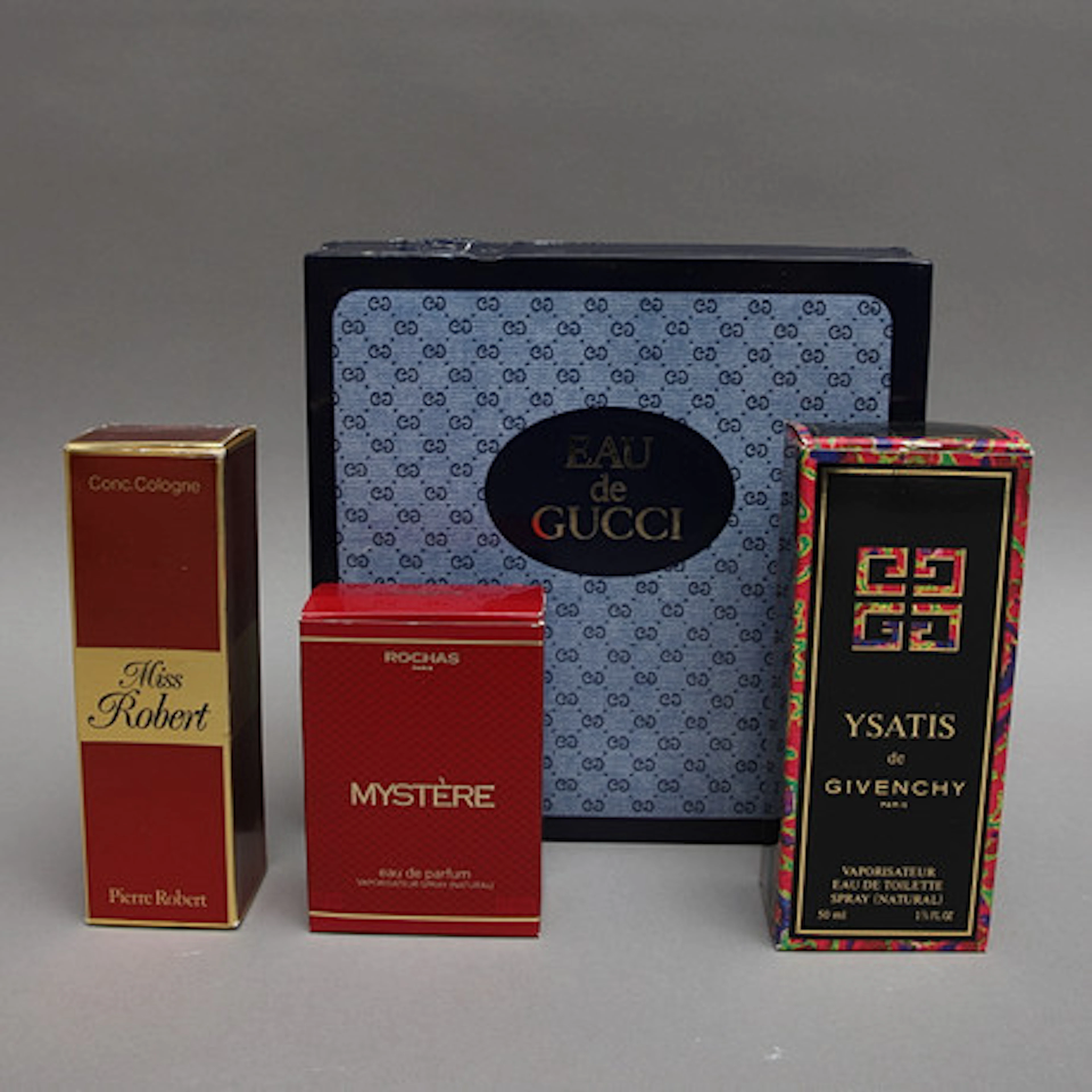 PARFYMER & COLOGNE, 4 st, bl.a. Gucci & Ro…