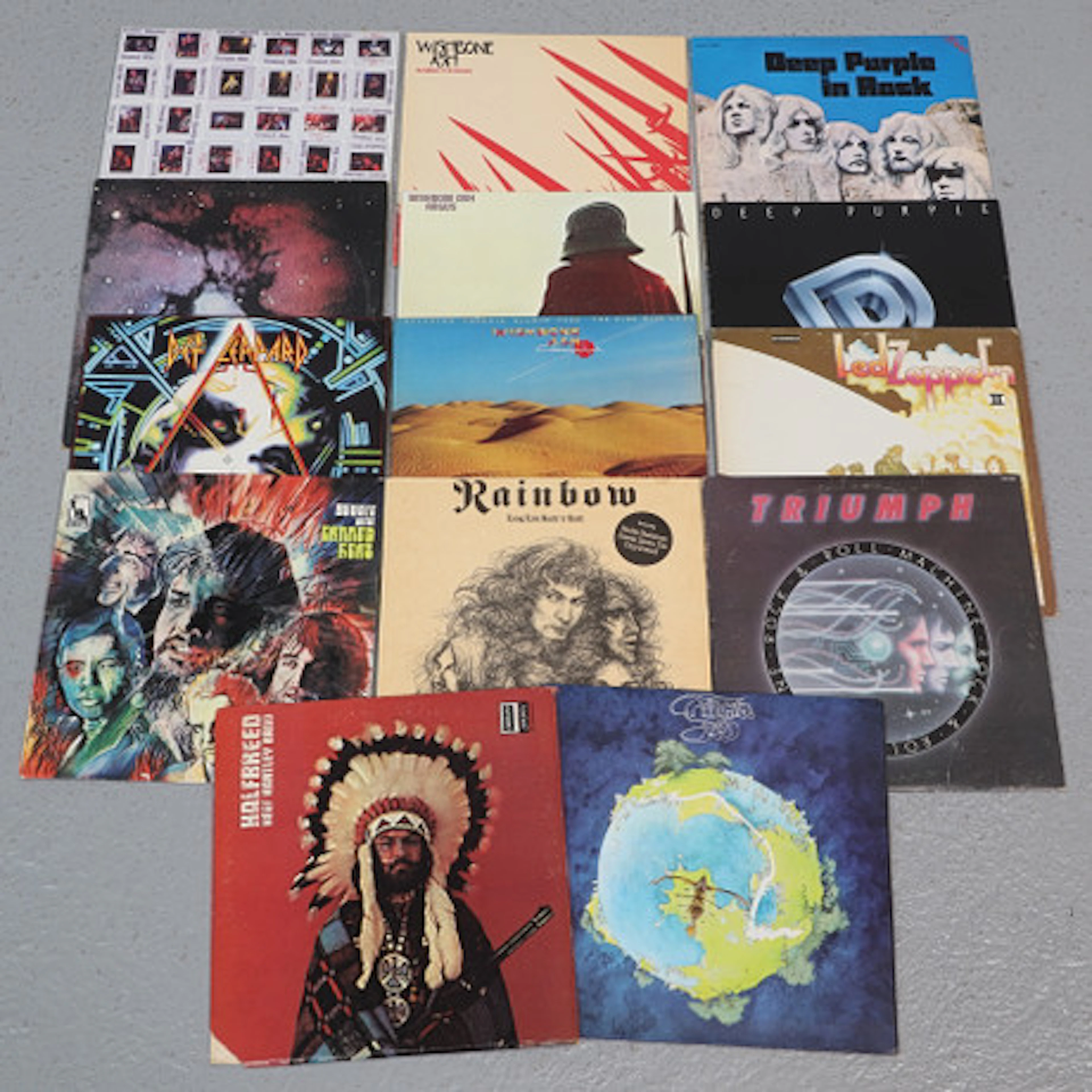VINYLSKIVOR, 14 st, rock, bl.a. Wishbone A…