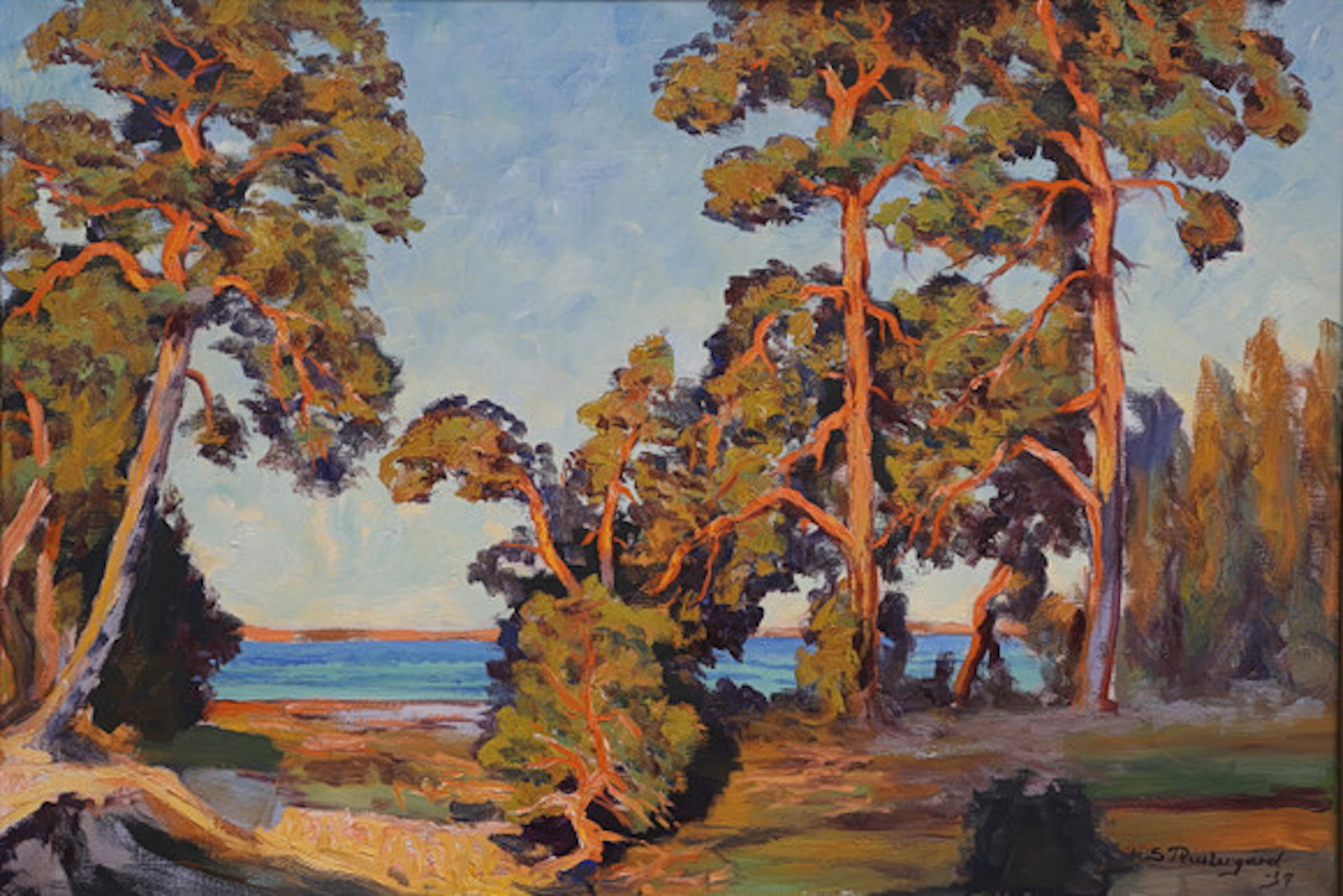 JAN SIGFRID ALFONS CARLSSON. Olja på duk, …