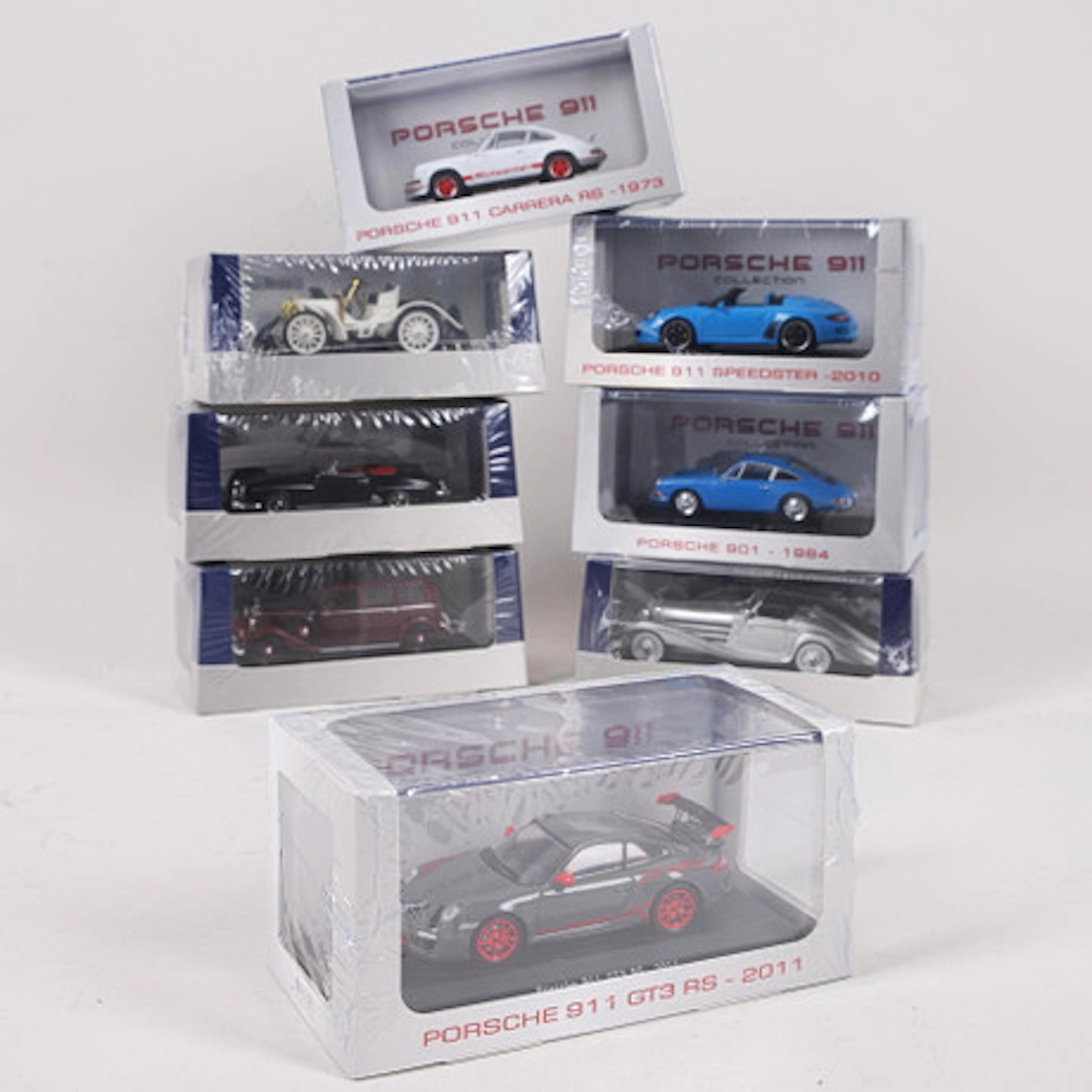 SAMLARBILAR, 8 st skala 1:43, Porsche & Me…