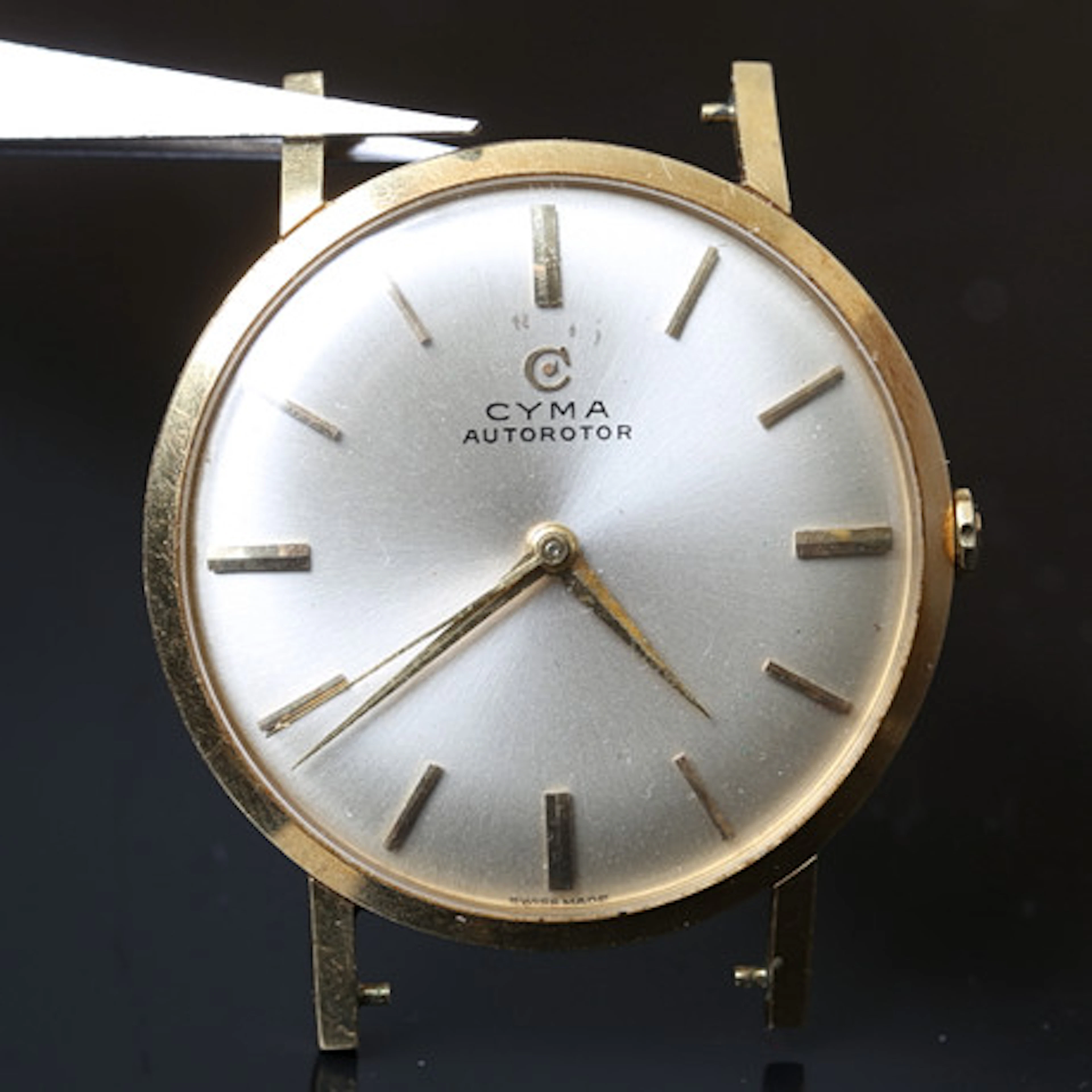 ARMBANDSUR, herr, CYMA Autorotor, 18k guld…