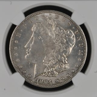MORGAN DOLLAR 1904-O $1 Silver graded MS61 by NGC