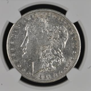 MORGAN DOLLAR 1901-O $1 Silver graded XF Details by NGC