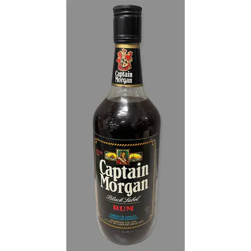 Captain Morgan Black Label Rum 75CL | Barnebys
