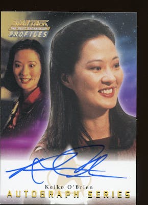 Keiko O'Brien 2000 Skybox Star Trek TNG Profiles Autograph Collectible ...