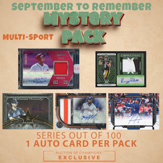 “A September to Remember” Multi-Sport Mystery Pack- Kenny Pickett