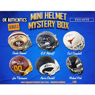 OK Authentics Mini Helmet Mystery Box Series 3 – Limited to only 49!