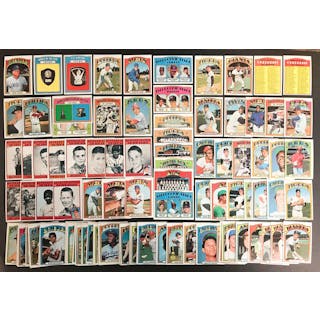 Lot of (125) 1972 Topps Baseball Cards – Inc. Tom Seaver, Al Kaline