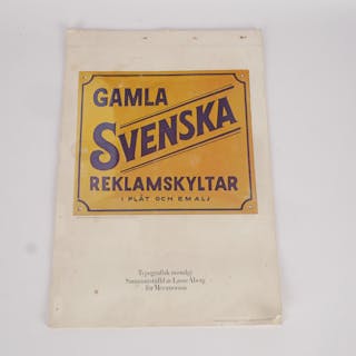 KALENDER, "Gamla Svenska Reklamskyltar", Lasse Åberg, 1977.