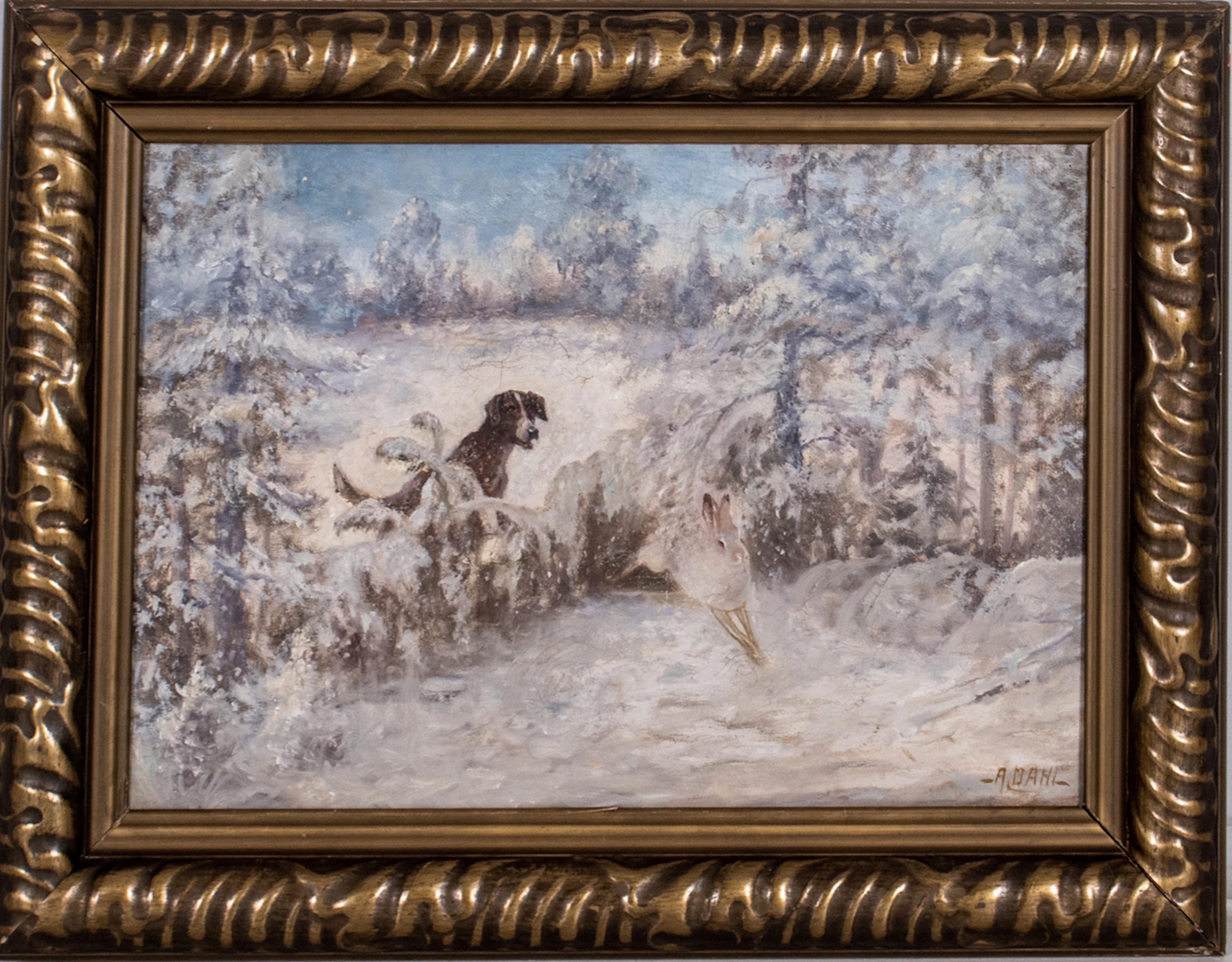 ANSHELM DAHL (1897-1964), olja på duk, signerad