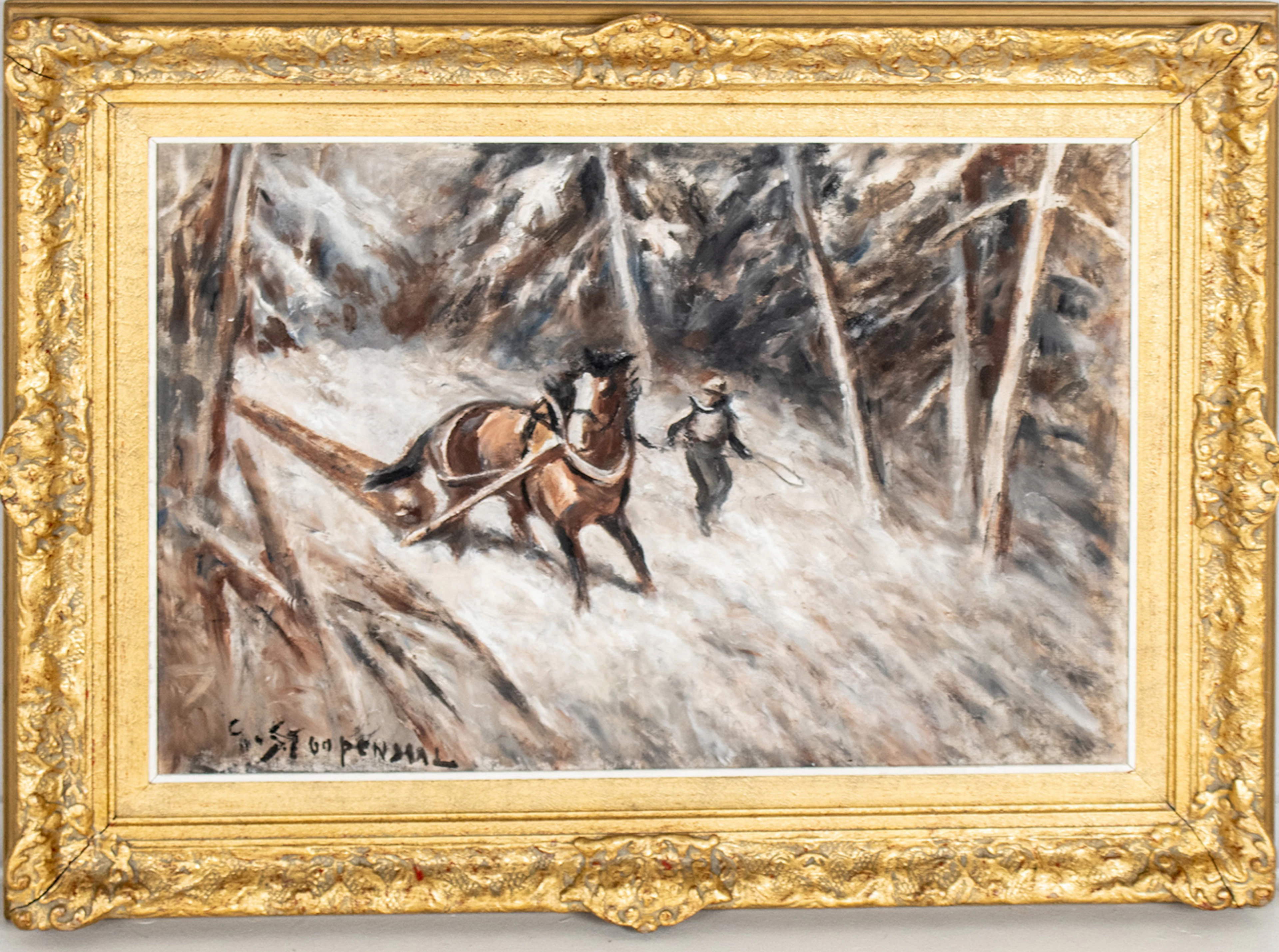 GEORG STOOPENDAAL (1866-1953), olja på duk, signerad