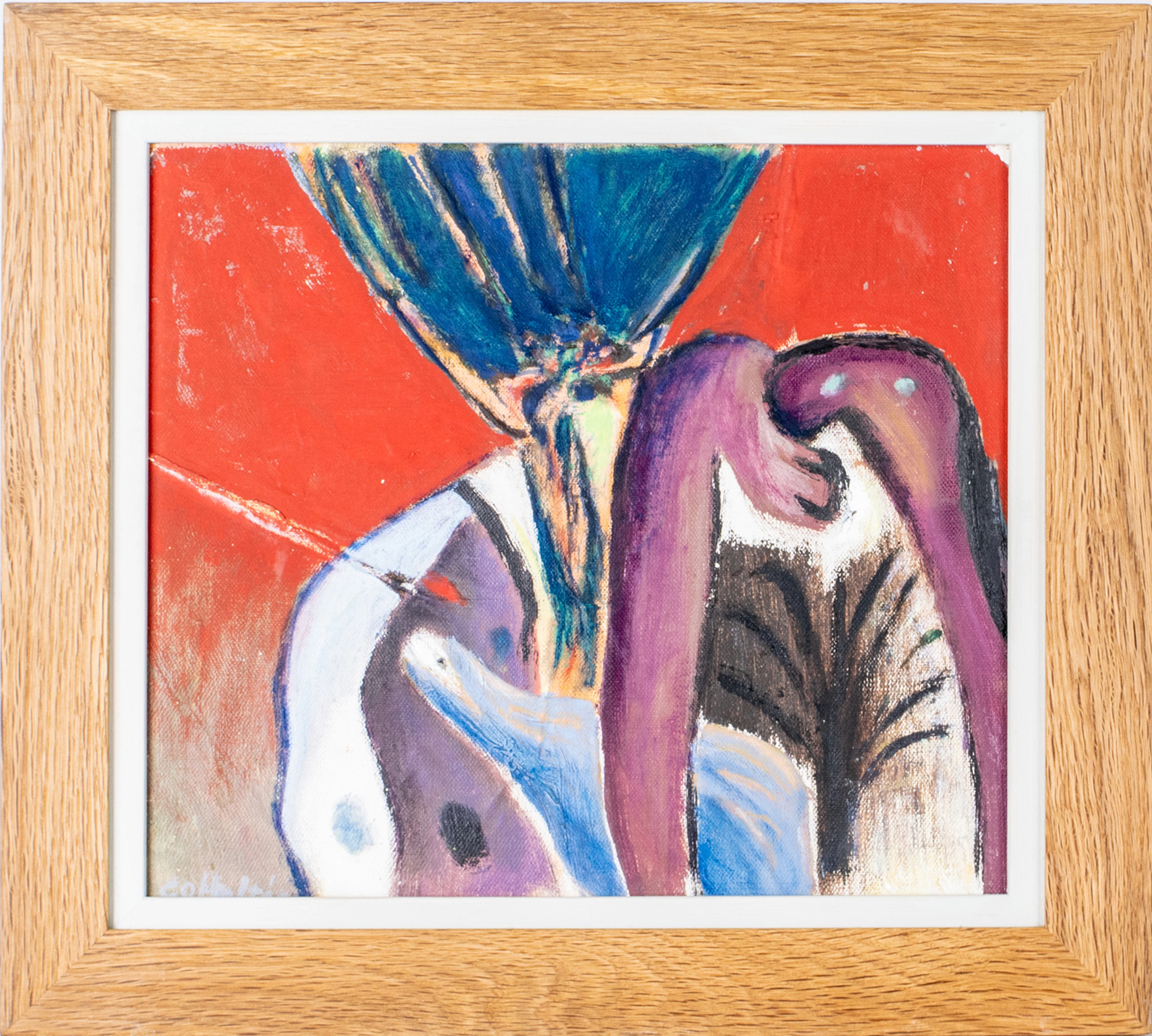 CARL OTTO (CO) HULTÉN (1916-2015), olja på pannå, signerad