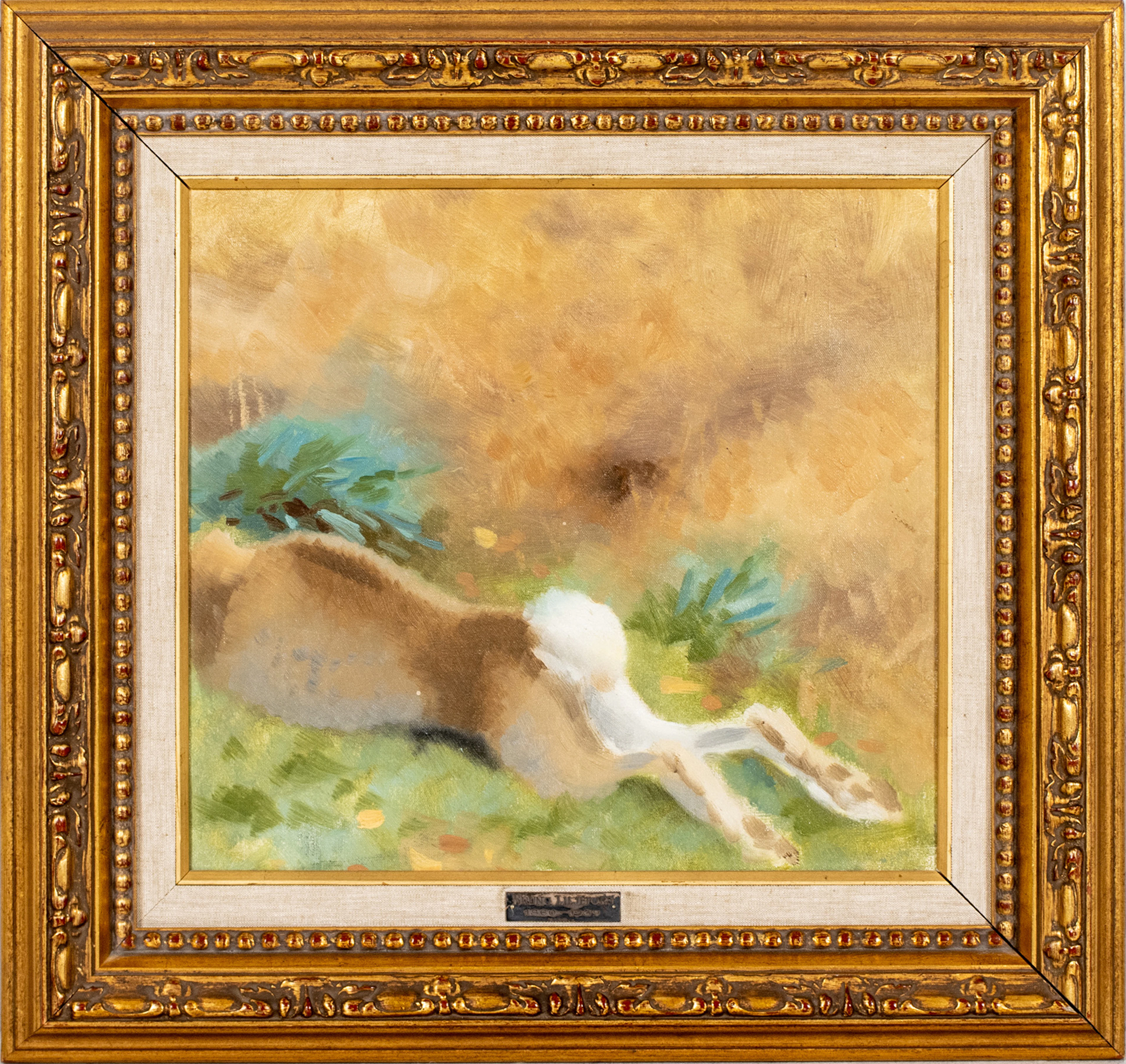 BRUNO LILJEFORS (1860-1939), olja på duk, osignerad, stämpelmärkt