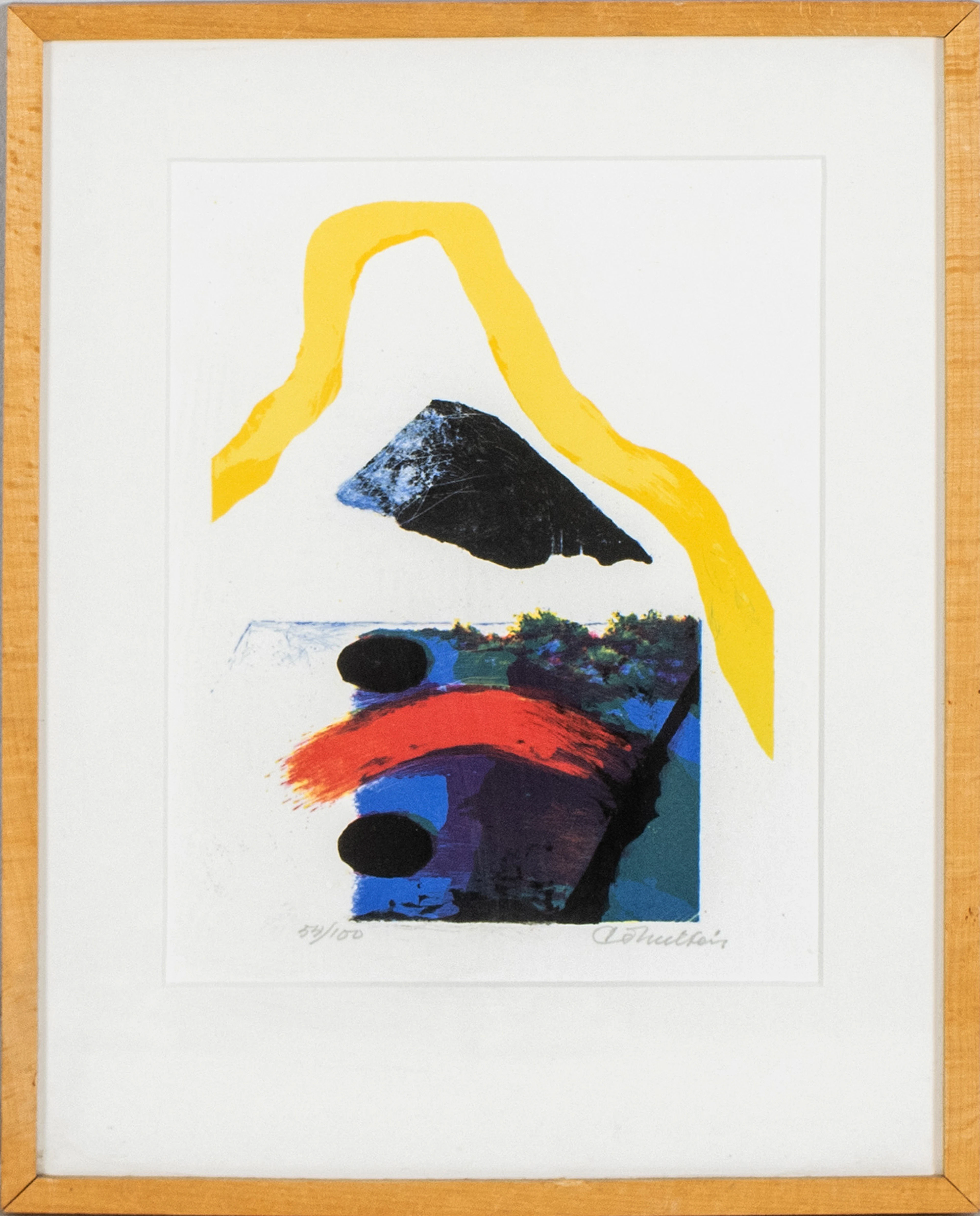 CARL OTTO (CO) HULTÉN (1916-2015), färglitografi, signerad och numrerad 54/100