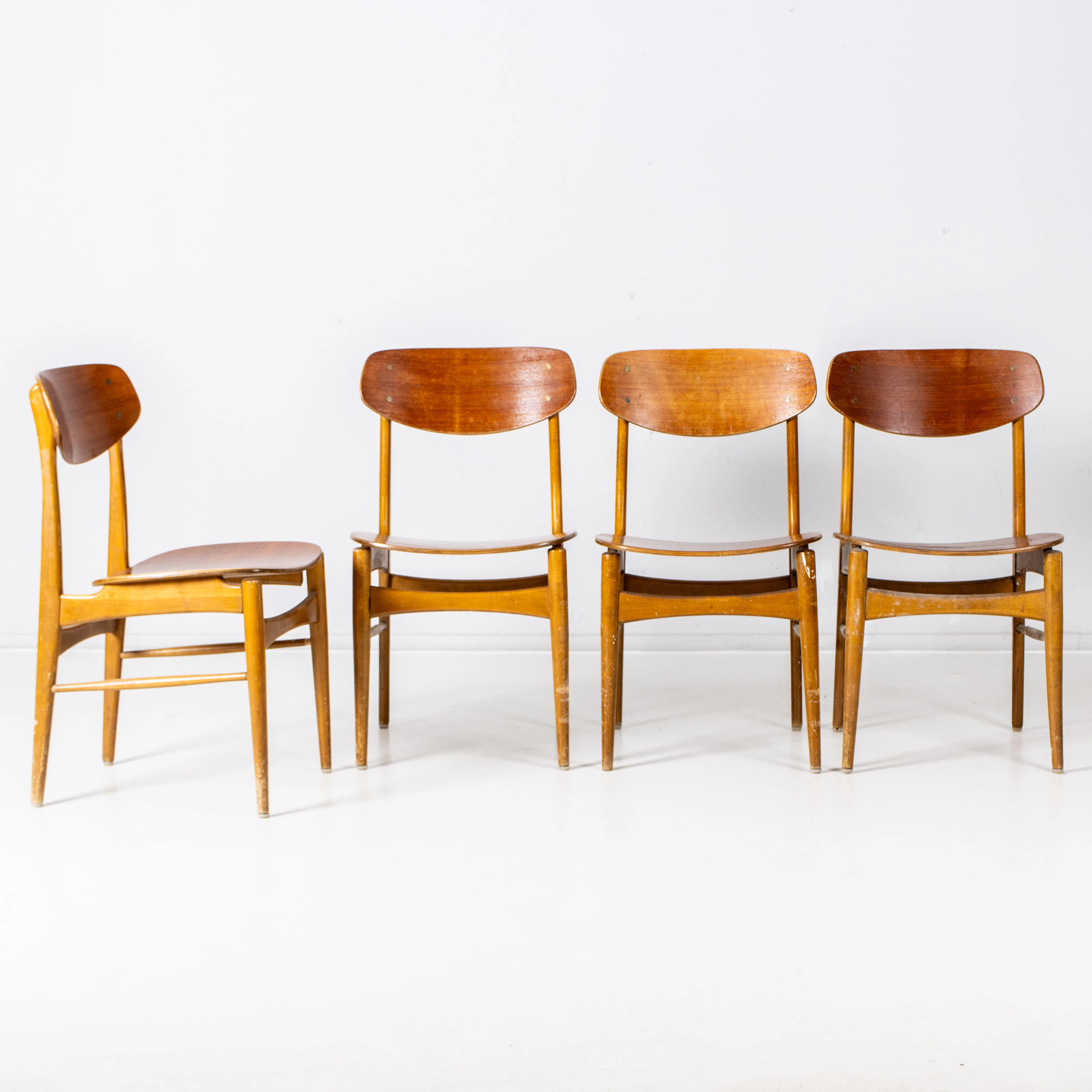 STOLAR, 4 st, teak, "Monaco", Ikea, 1960-tal