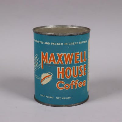 Maxwell House Coffee, 1950tal, oöppnad Barnebys
