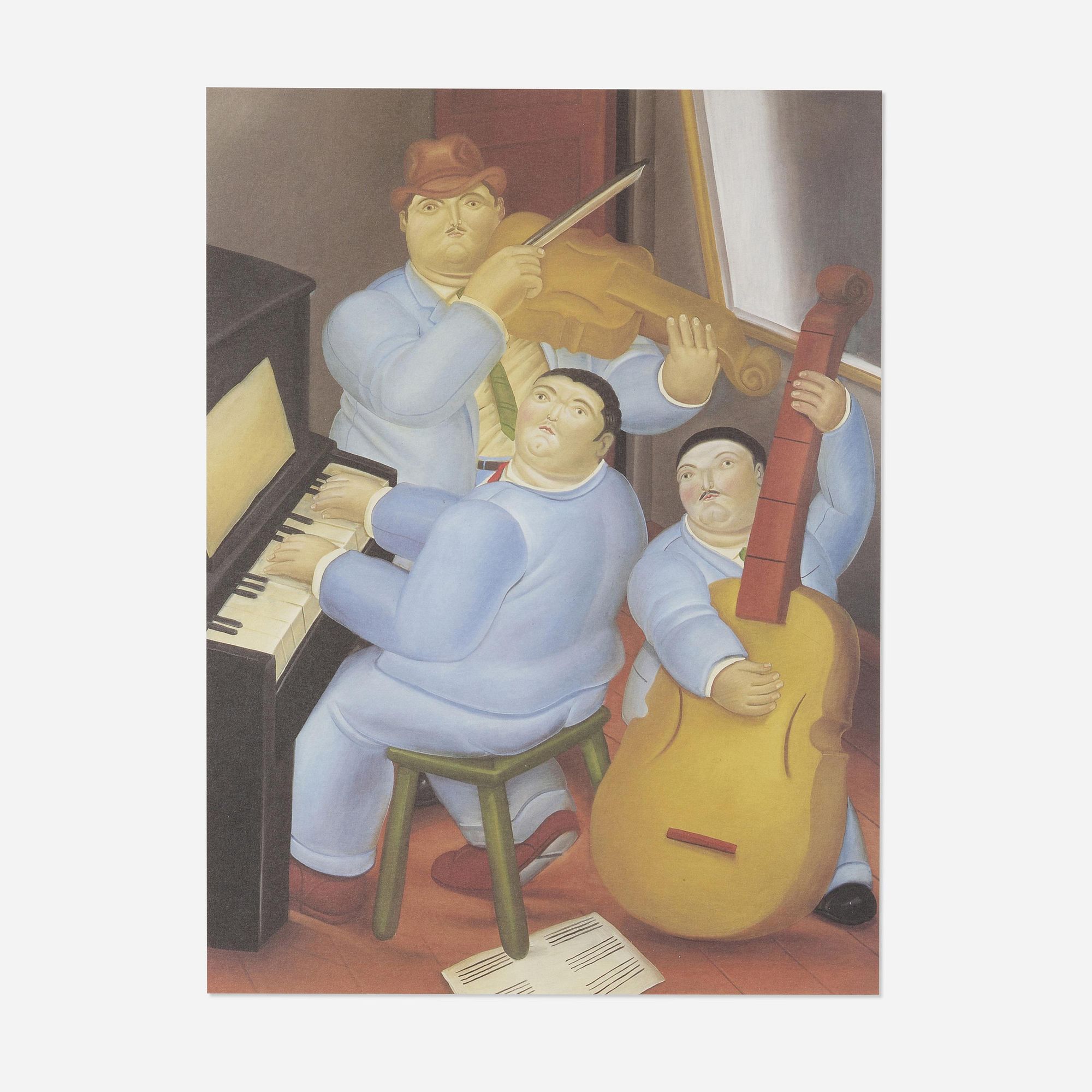 Fernando Botero (After) - Three Musicians | Barnebys