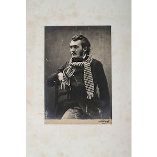 Félix NADAR (1820-1910). Gustave Doré, 1856-1858. Épreuve... - Lot 6 - Kâ-Mondo