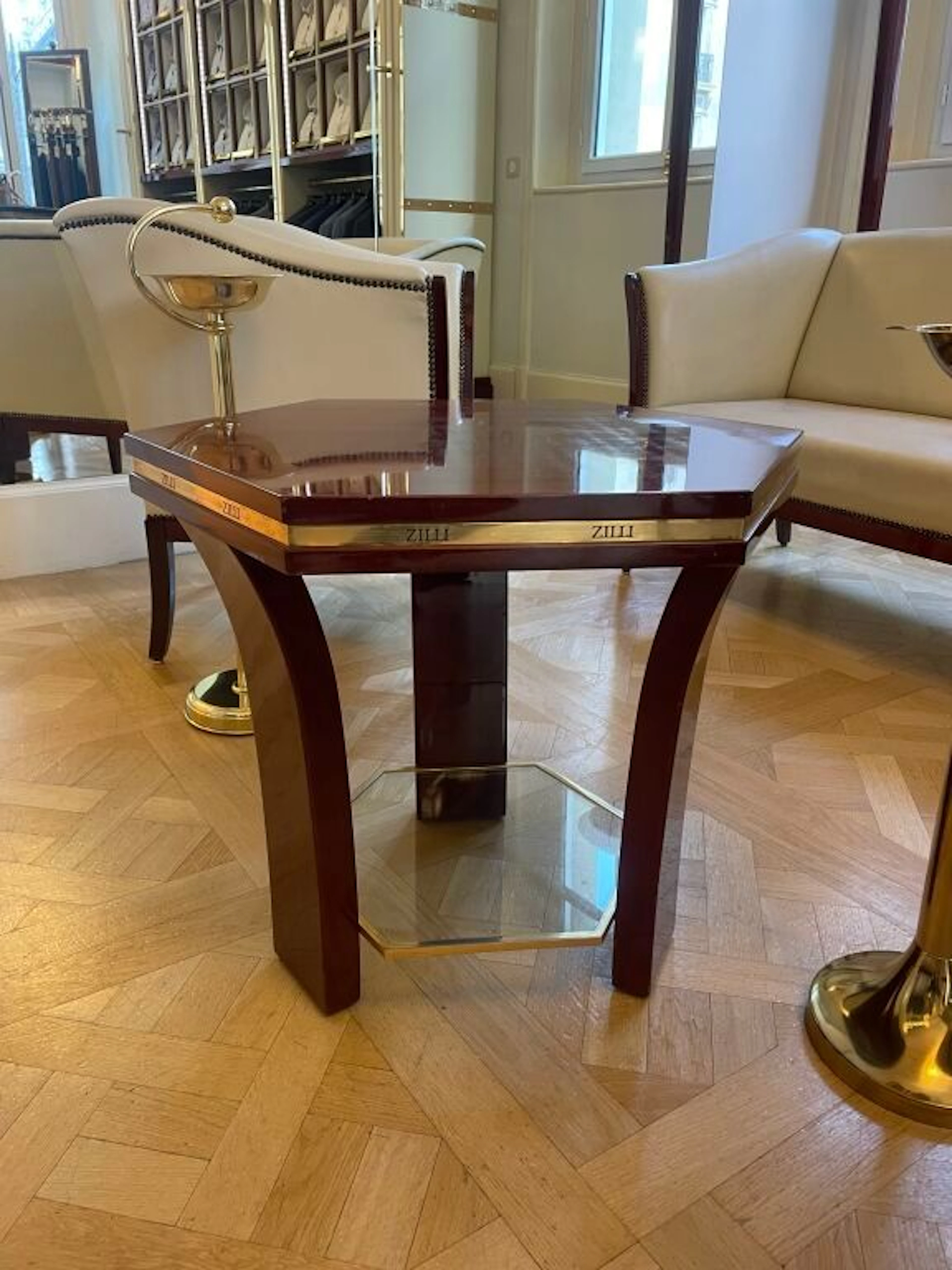 Suite of four octagonal coffee tables in... - Lot 340 - Kâ-Mondo