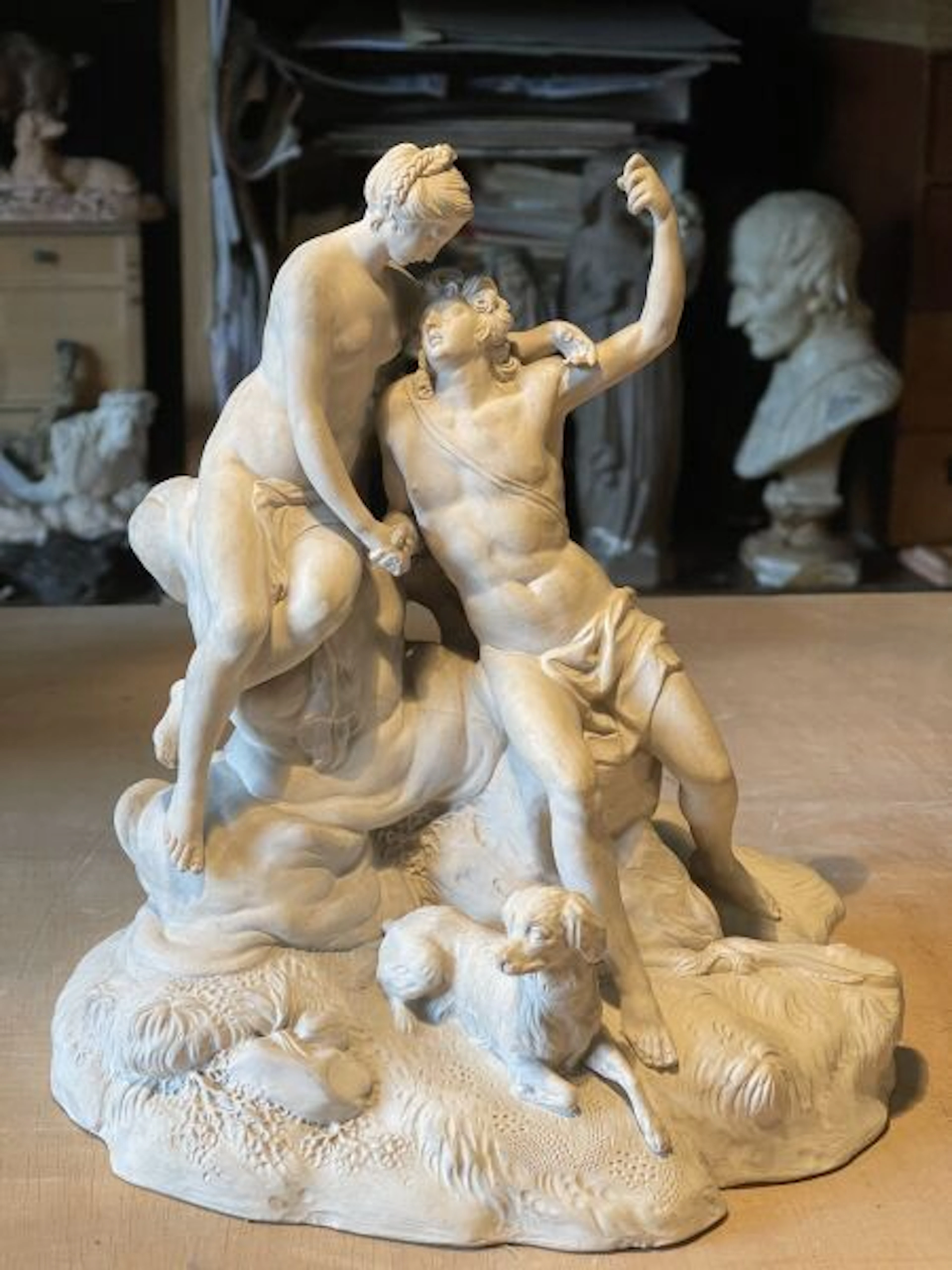 After Étienne-Maurice FALCONET. Diana and... - Lot 226 - Kâ-Mondo