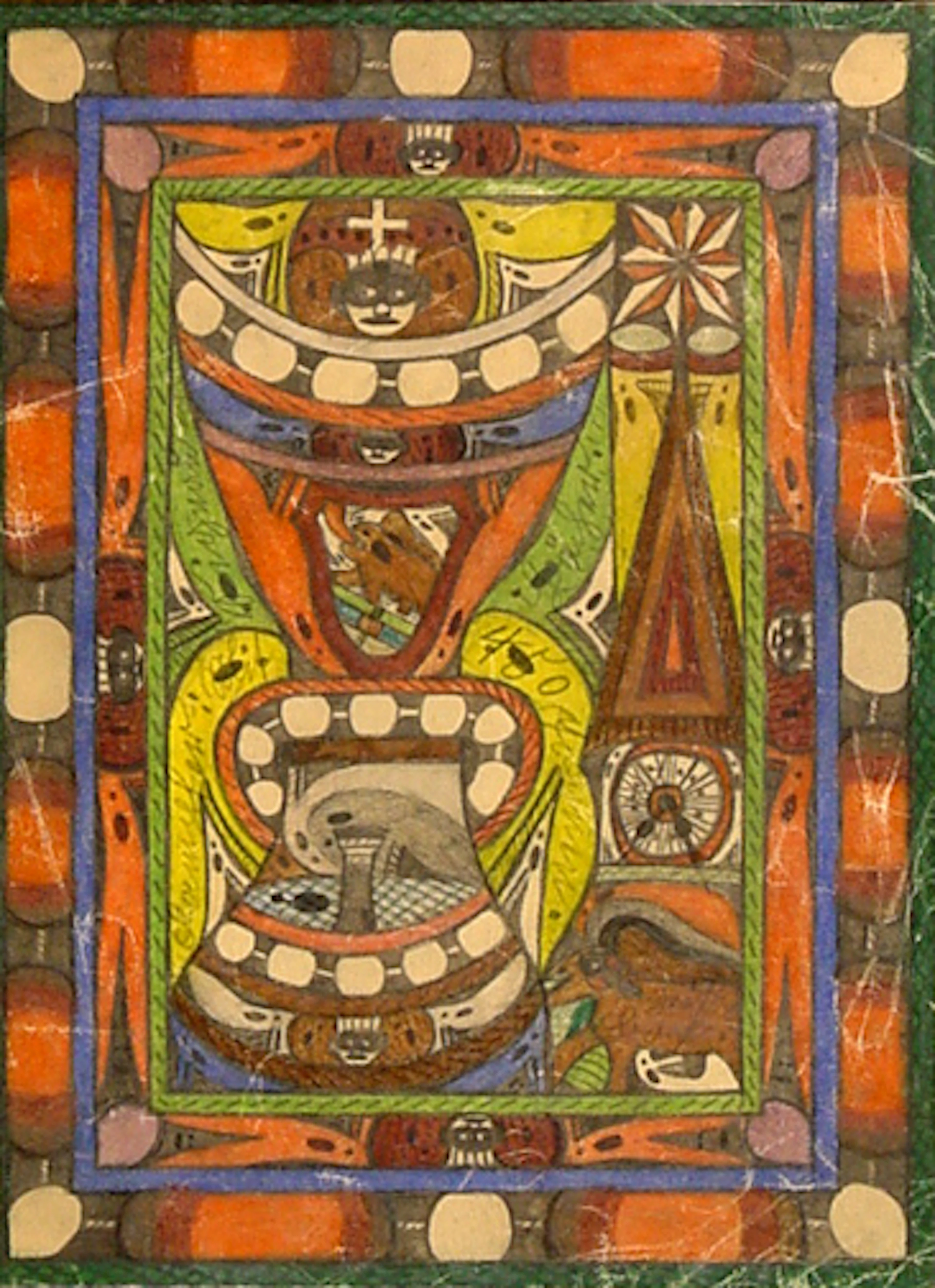Der Signau=Bächer, 1920 Adolf Wölfli, 1864-1930 (CH)
