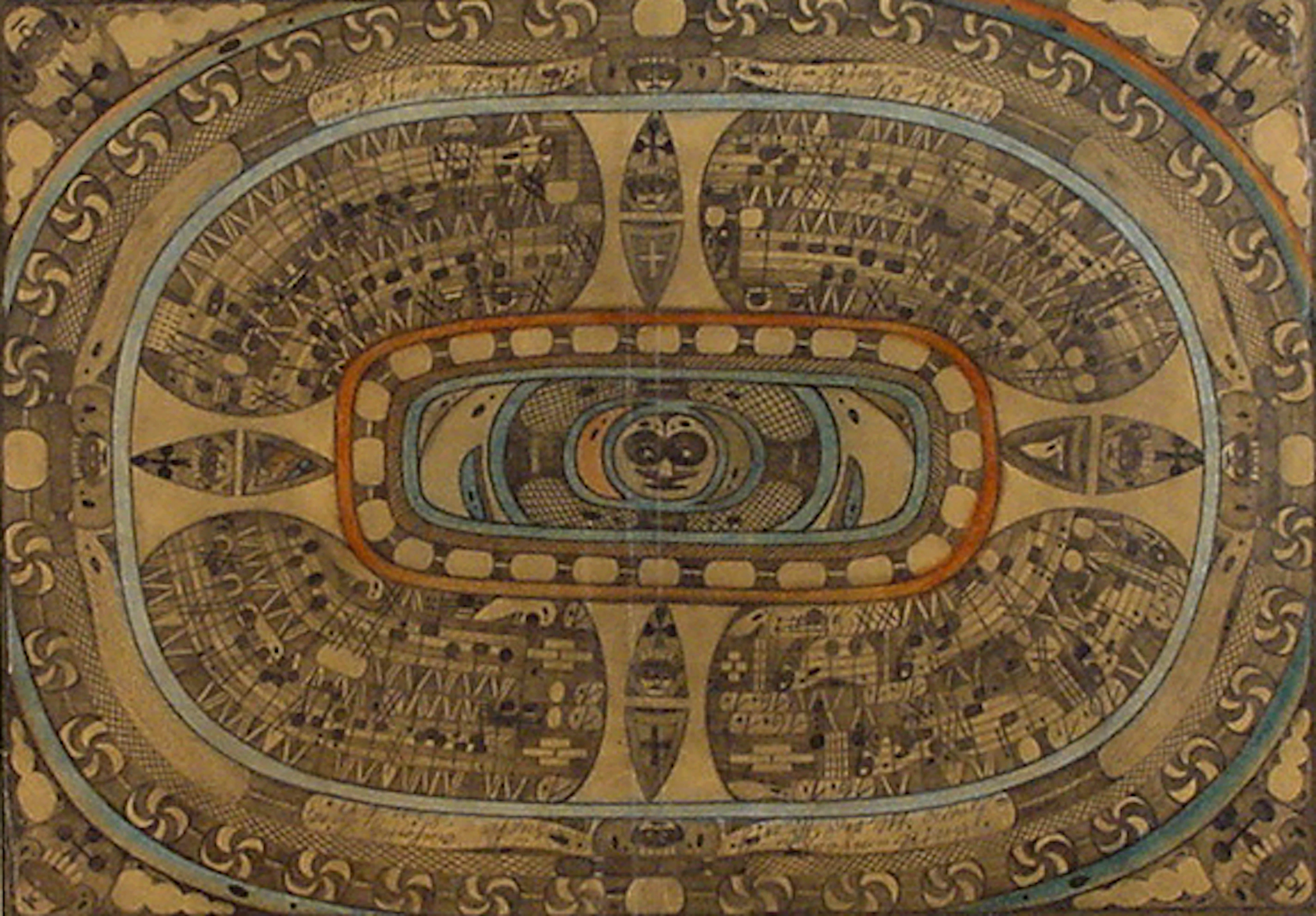 Der Golf von Mexico, 1918 Adolf Wölfli, 1864-1930 (CH)