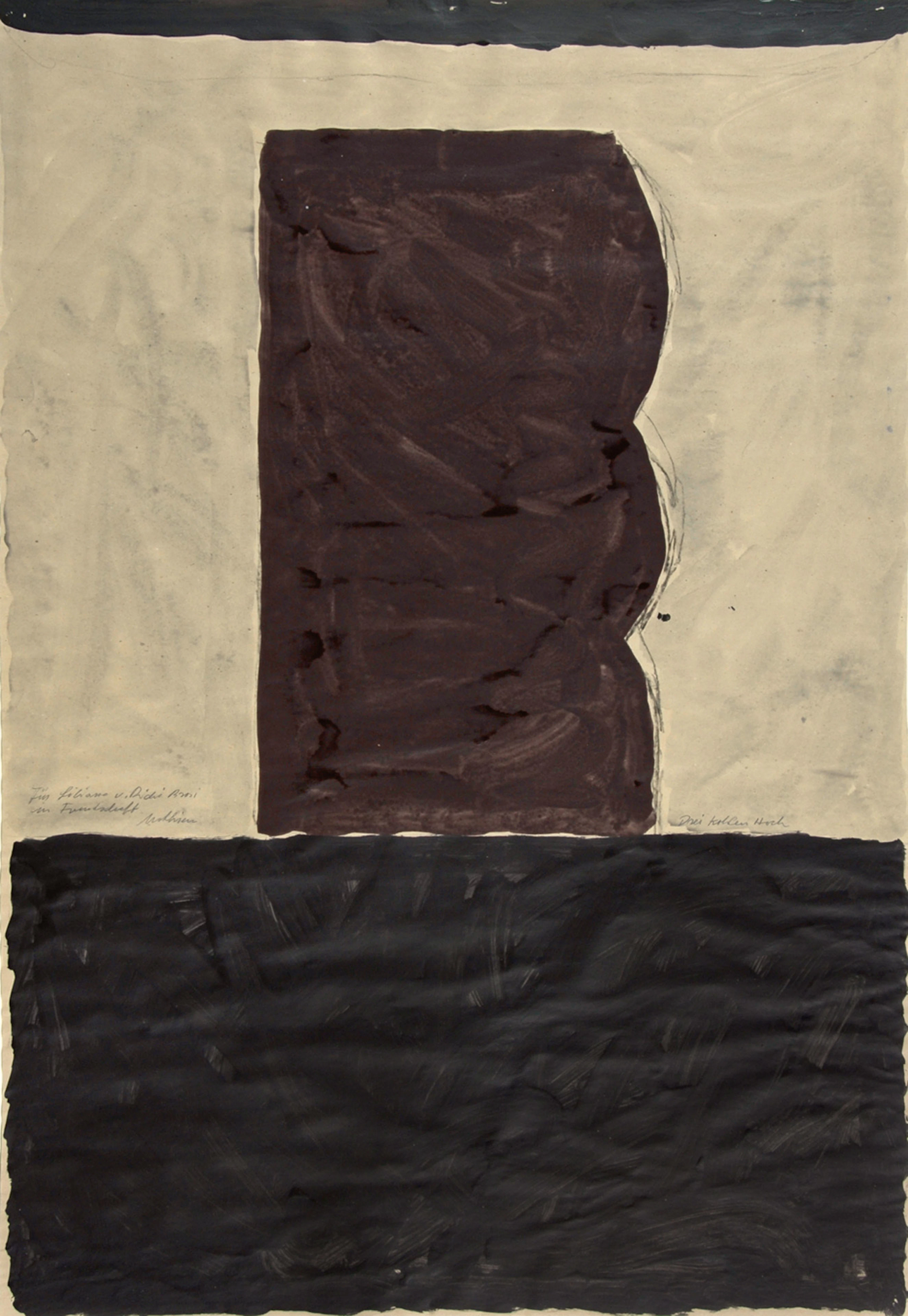 Drei Kohlen Hoch, end 1980's Matias Spescha, 1925-2008 (CH)