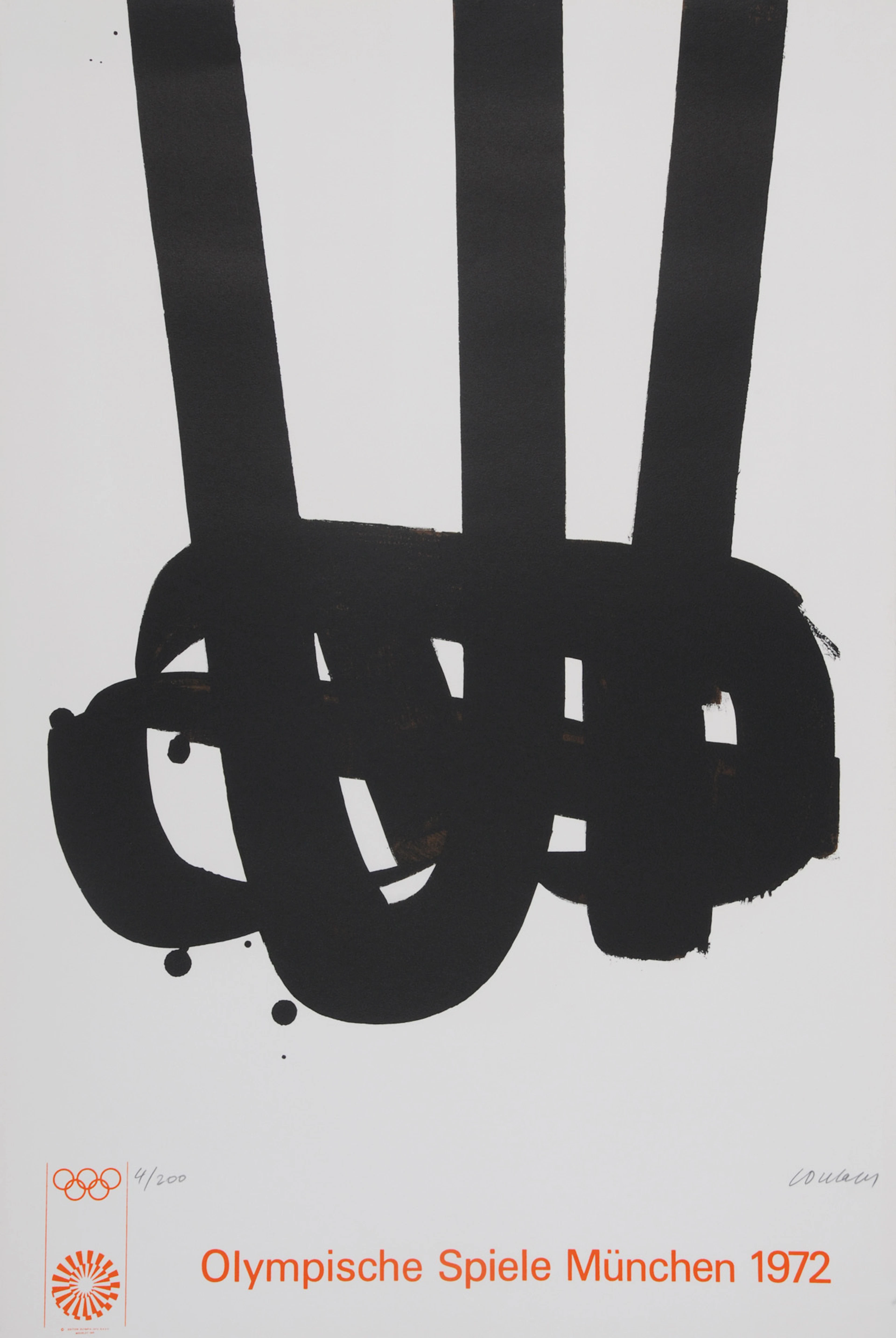Olympische Spiele München, 1972 Pierre Soulages, 1919- 2022 (FR)